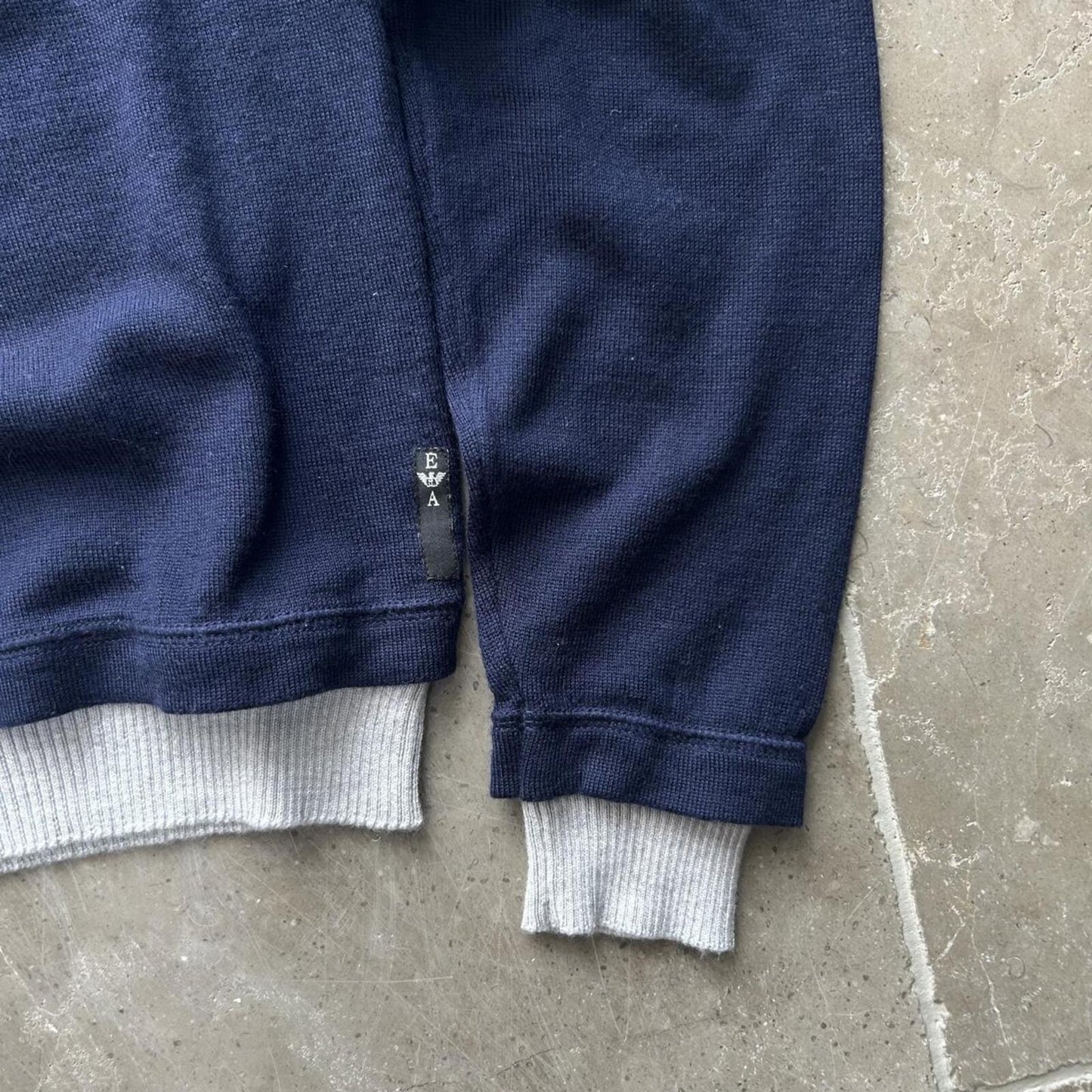 Emporio Armani Knitted Double Waist Jumper Sweater S