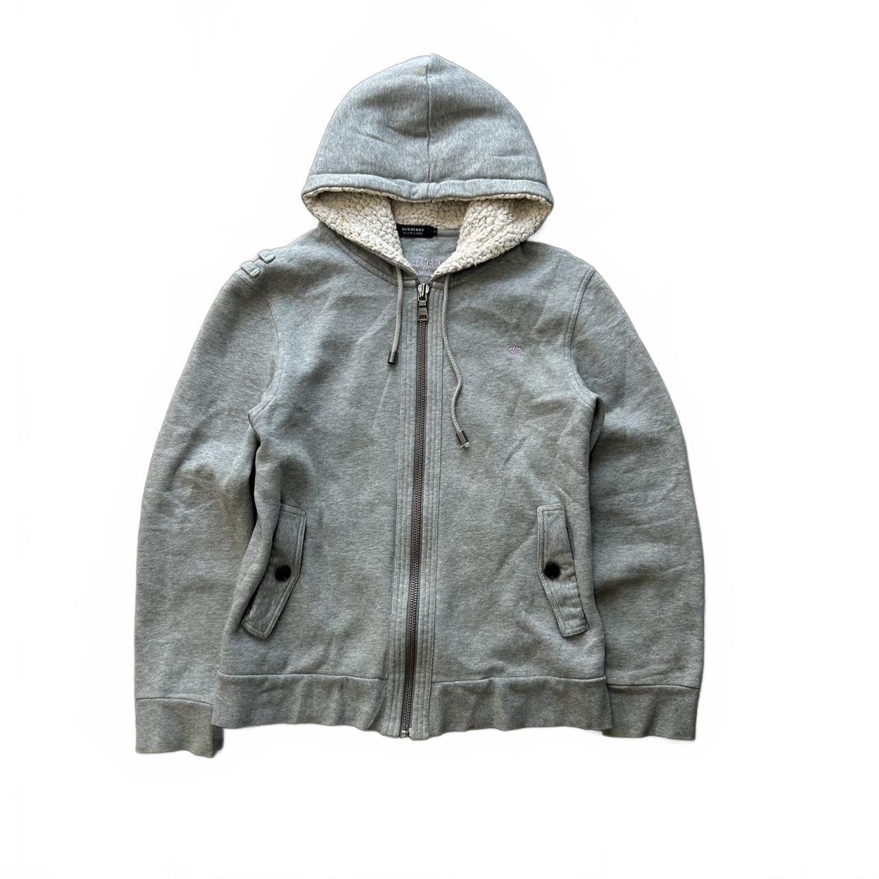 Burberry Black Label Fir Lined Zip Up Hoodie S