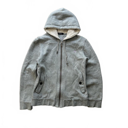 Burberry Black Label Fir Lined Zip Up Hoodie S