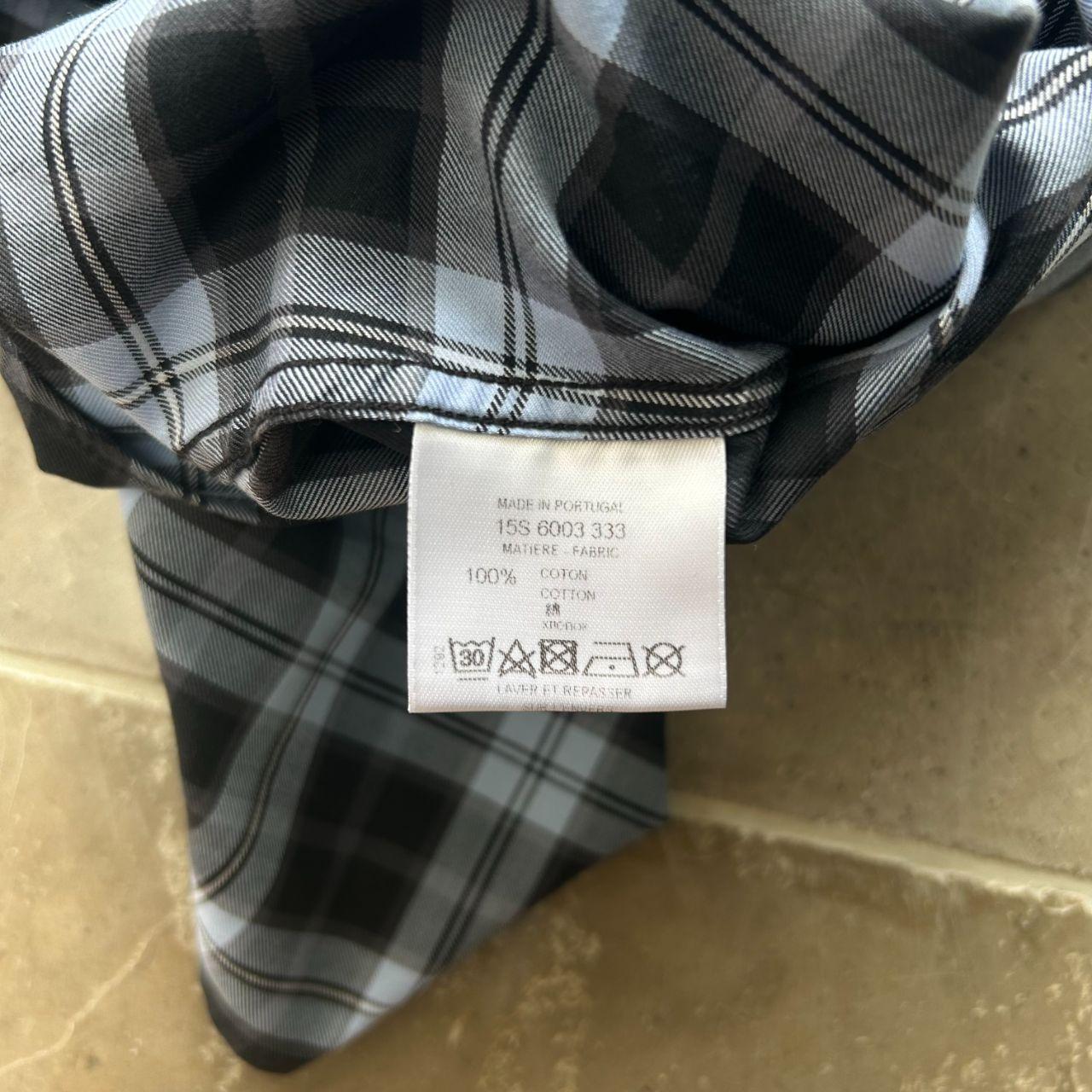 Givenchy Plaid Star Long Sleeve Shirt Size 40 / S