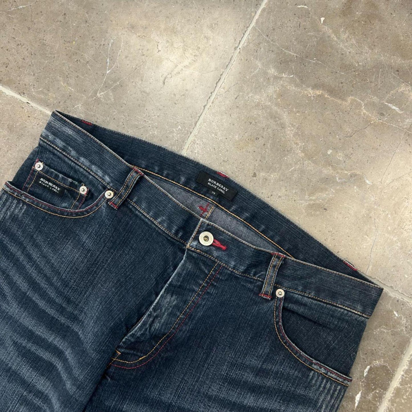 Vintage Burberry Black Label Relaxed Straight Jeans W32 L28