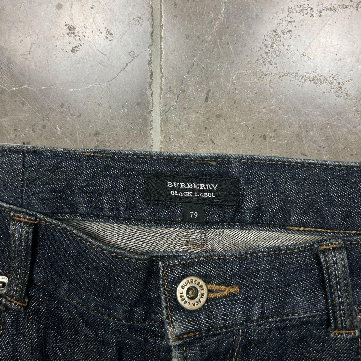 Vintage Burberry Black Label Relaxed Bootcut Jeans W32 L30