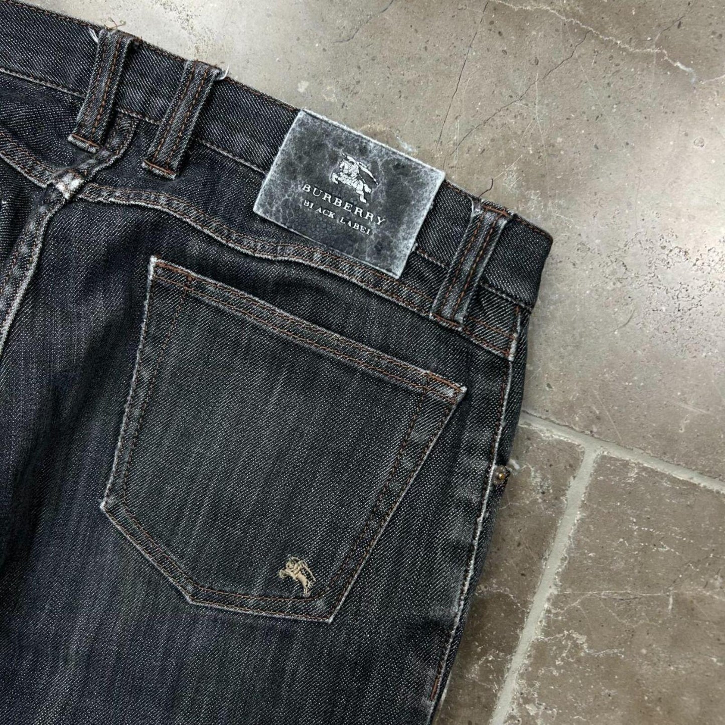 Vintage Burberry Black Label Straight Leg Jeans W30 L30