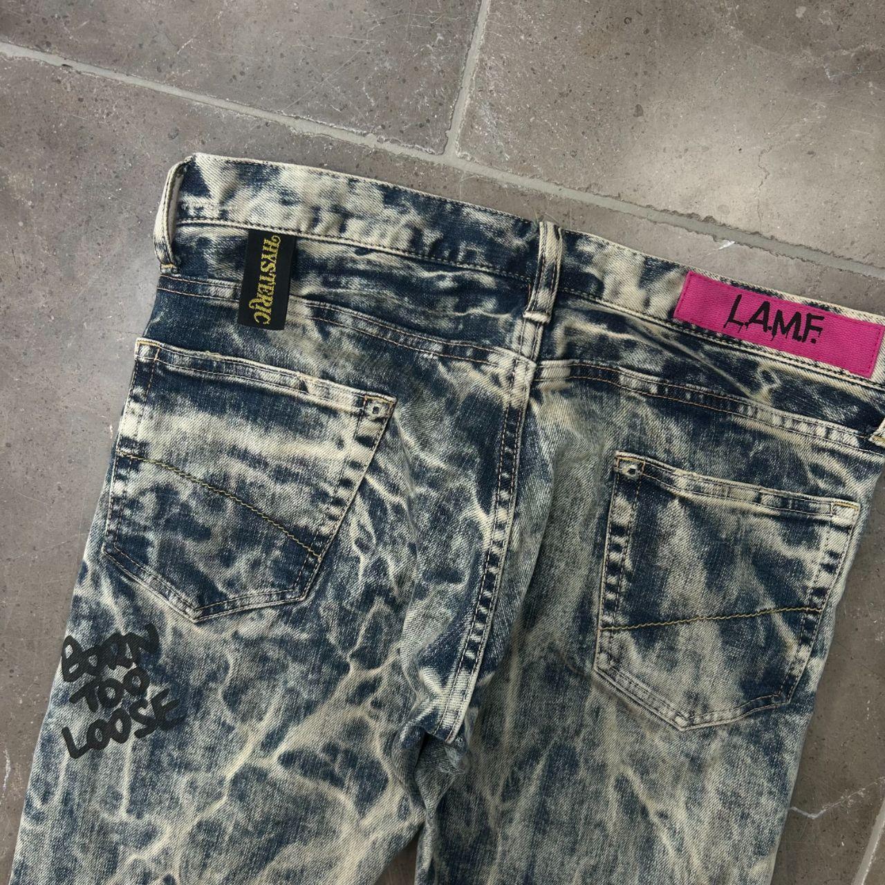 Hysteric Glamour x Johnny Thunders Bleached Denim Jeans W30 L32