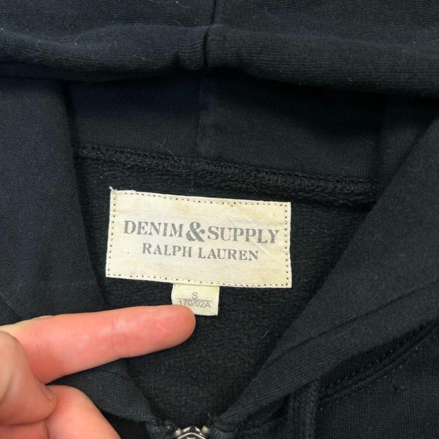 Ralph Lauren Denim and Supply USA Zip Up Hoodie S