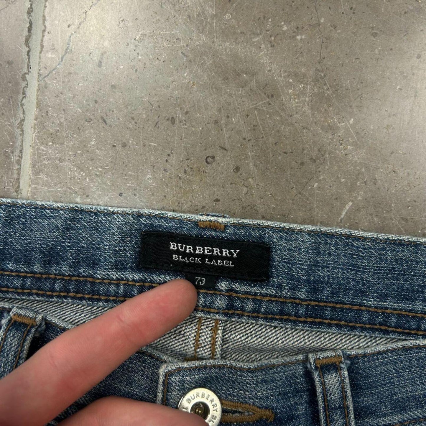 Vintage Burberry Black Label Relaxed Bootcut Jeans W30 L29