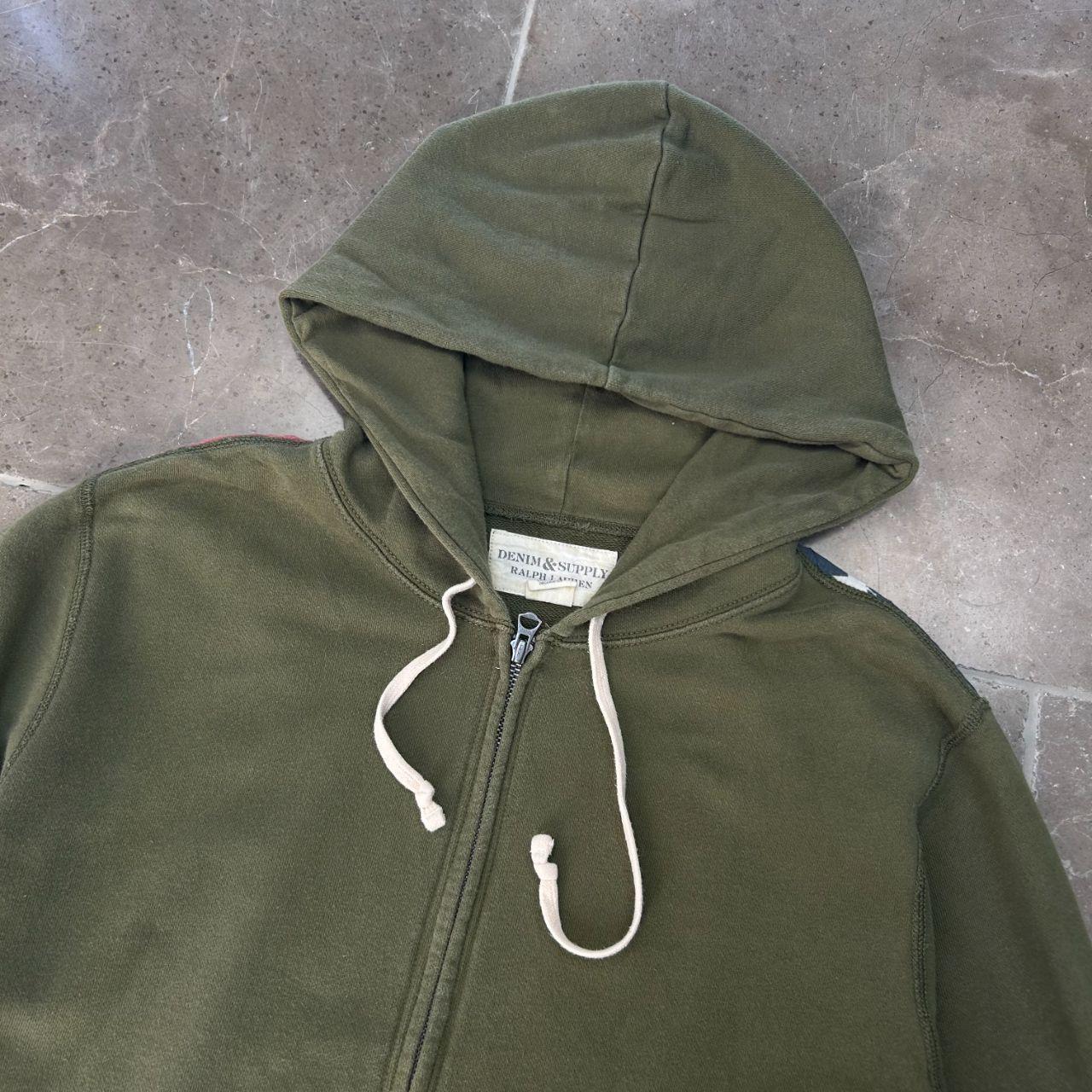 Ralph Lauren Denim and Supply USA Zip Up Hoodie L