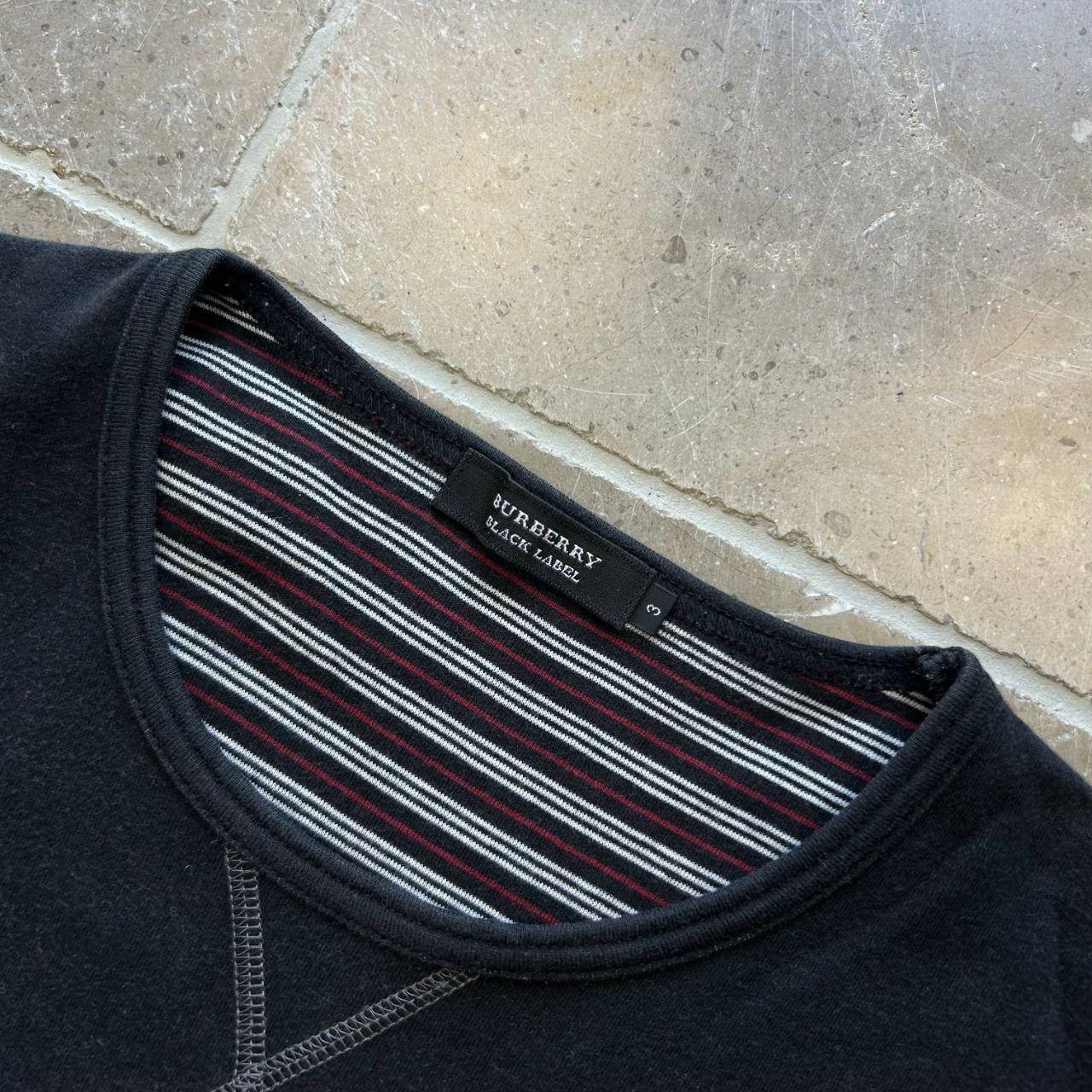 Burberry Black Label Crew Neck Long Sleeve T Shirt M