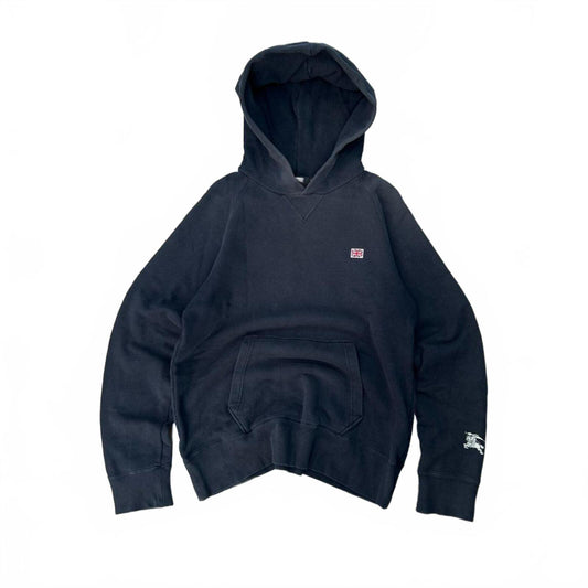 Burberry Black Label Pullover Union Jack Hoodie S