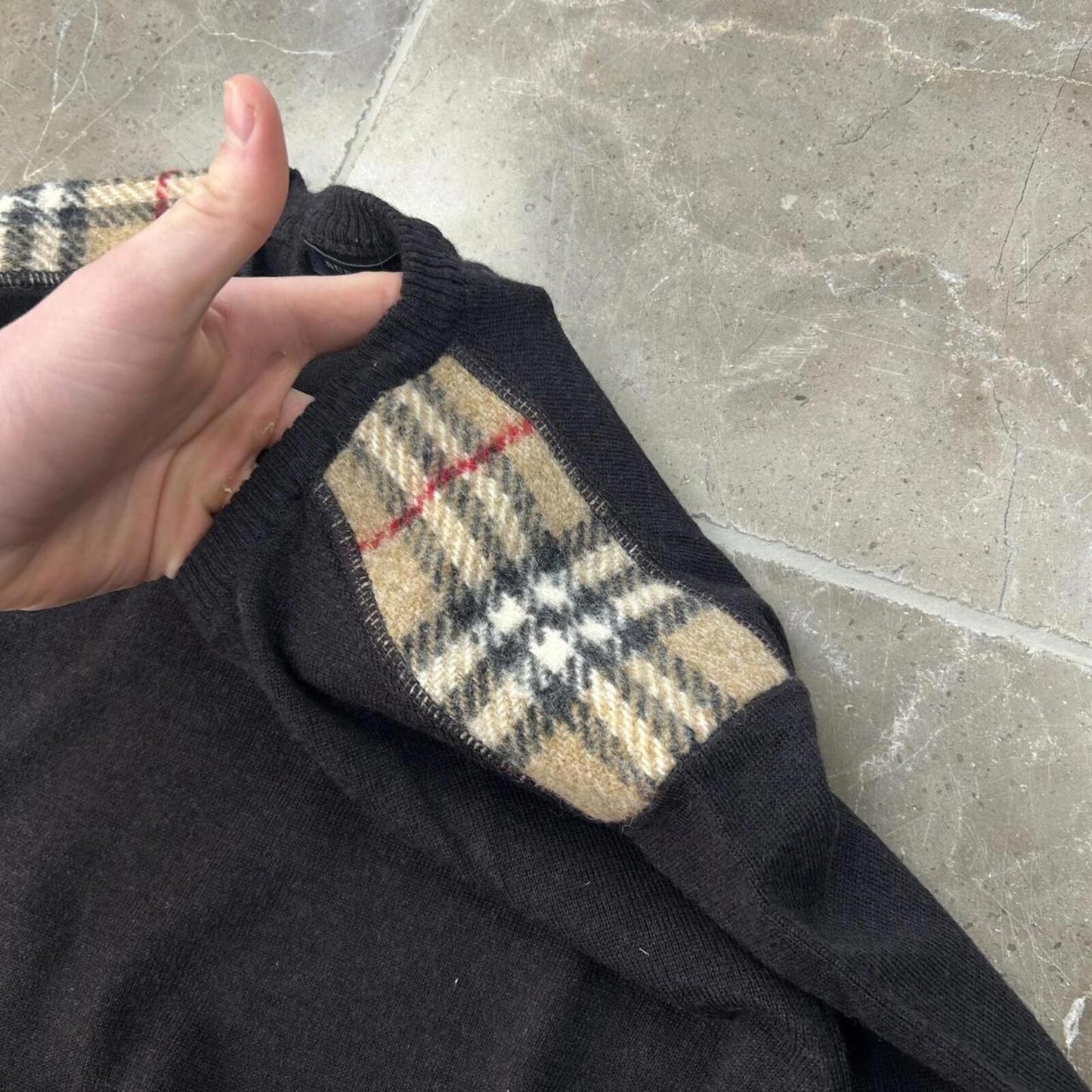 Burberry London Nova Check Knit Jumper M