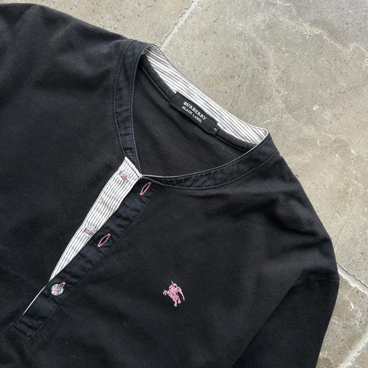 Burberry Black Label Cotton Henley T Shirt S
