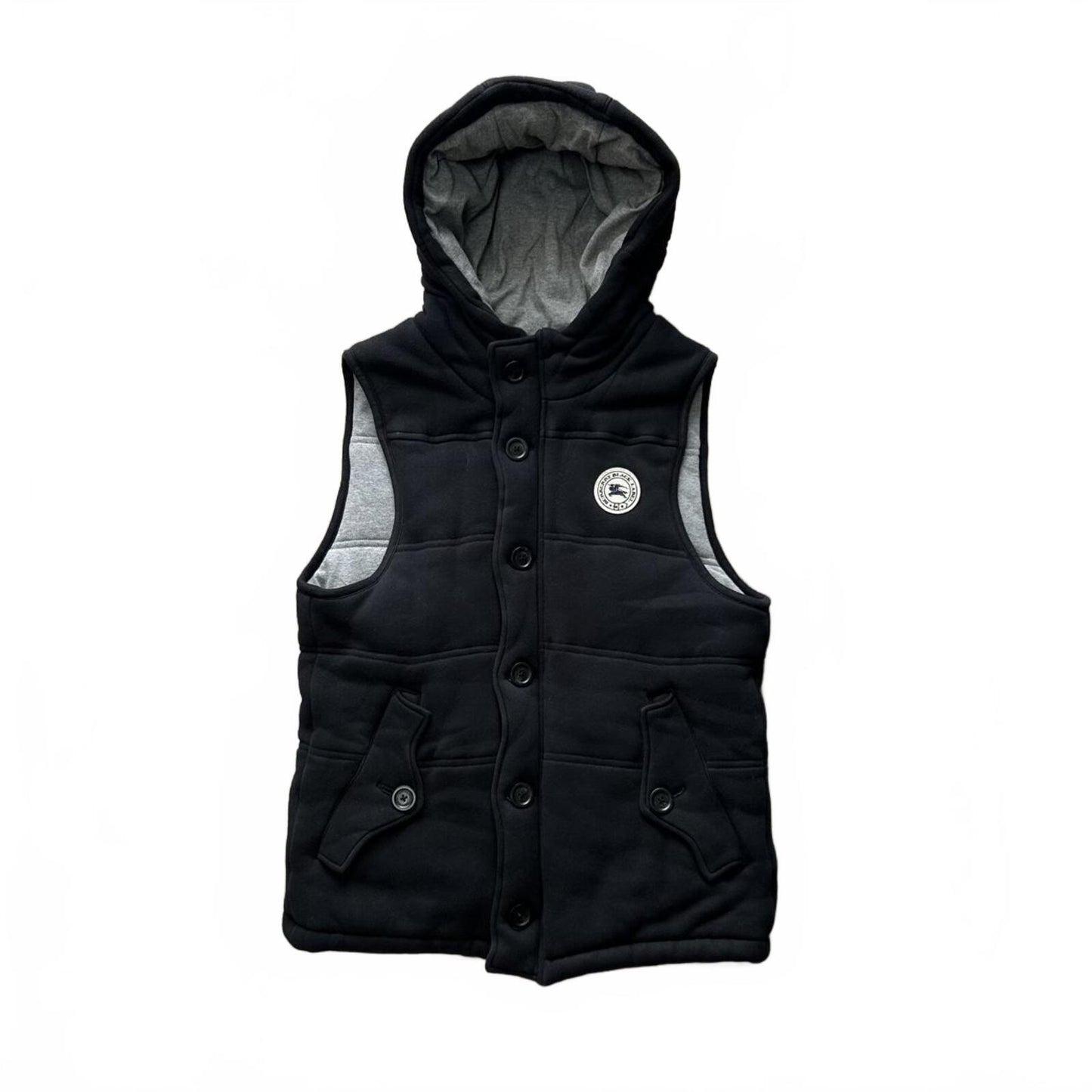 Burberry Black Label Padded Gilet Hooded Vest Jacket S