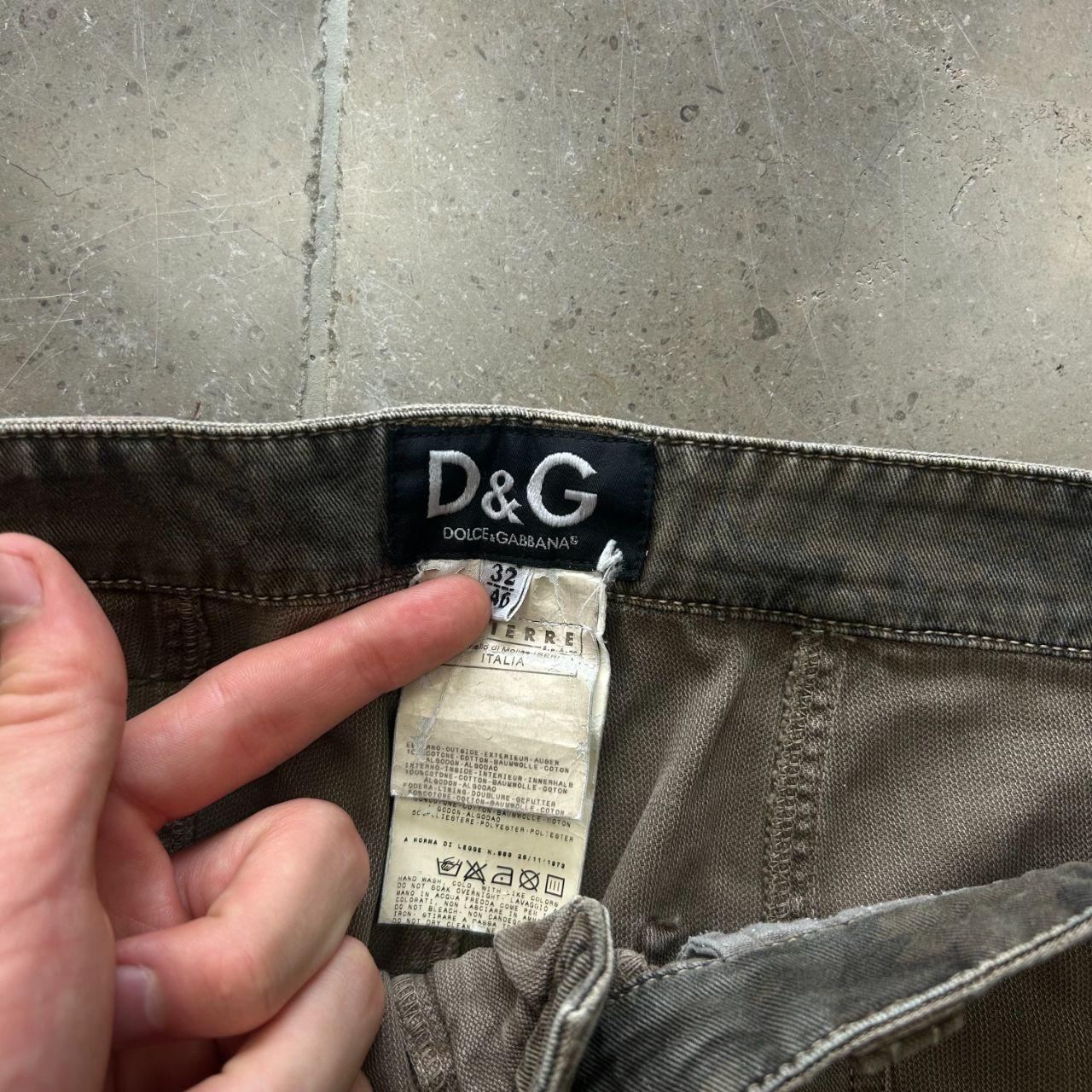 Vintage Dolce Gabbana Relaxed Wide Leg Trousers W32 L34