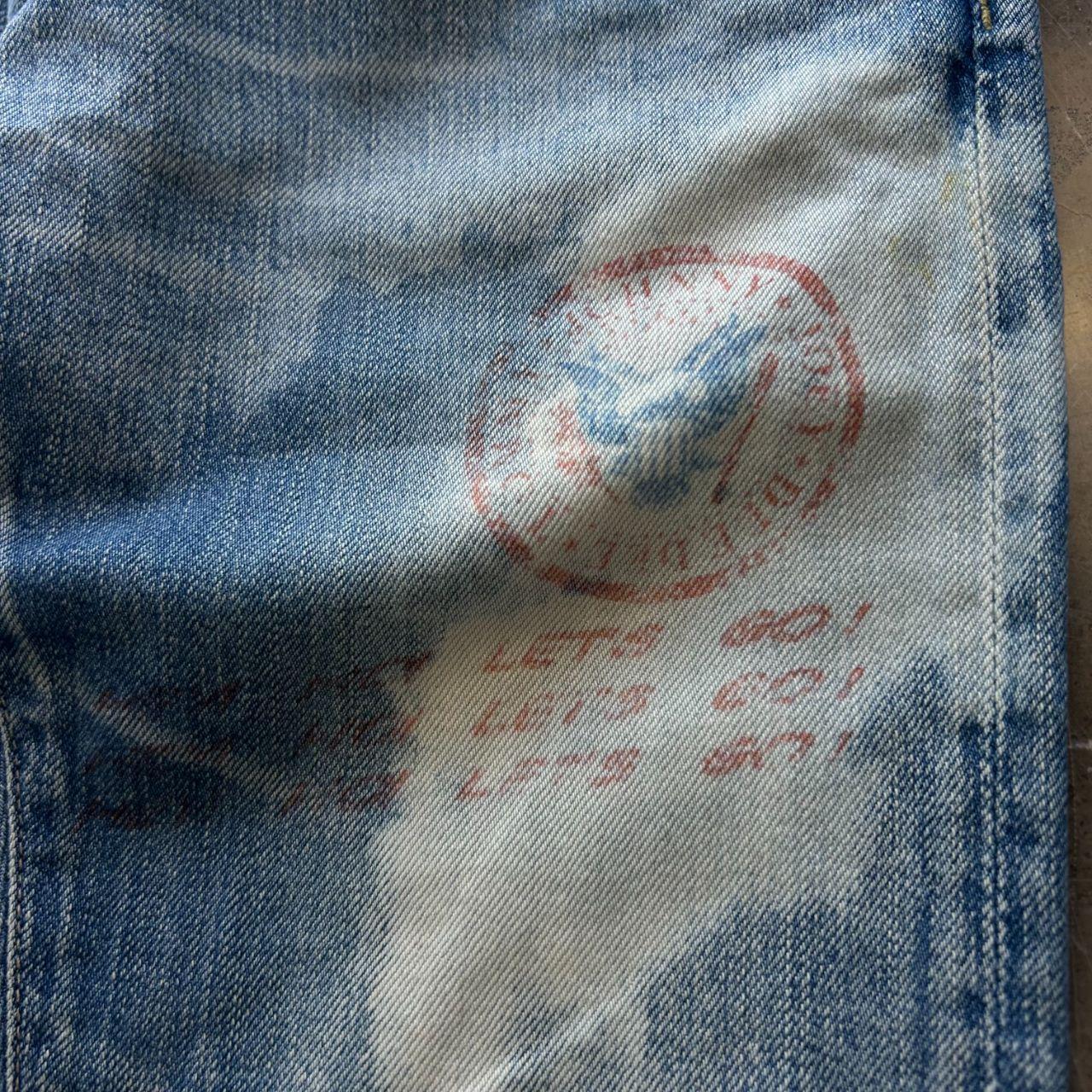 Hysteric Glamour Slim Skinny Studded Bleached Denim Jeans W28 L32
