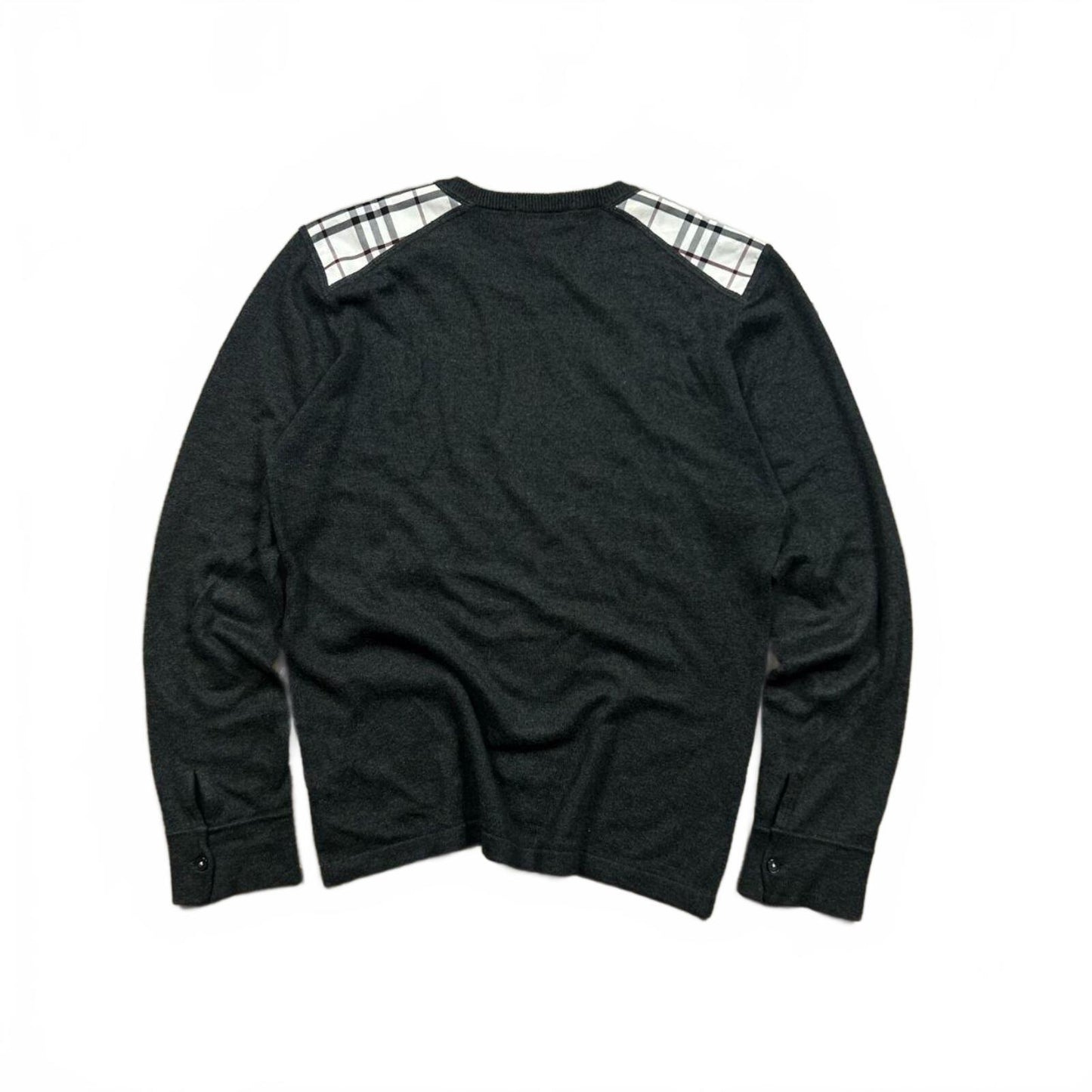 Burberry Black Label Nova Check Knit Jumper S
