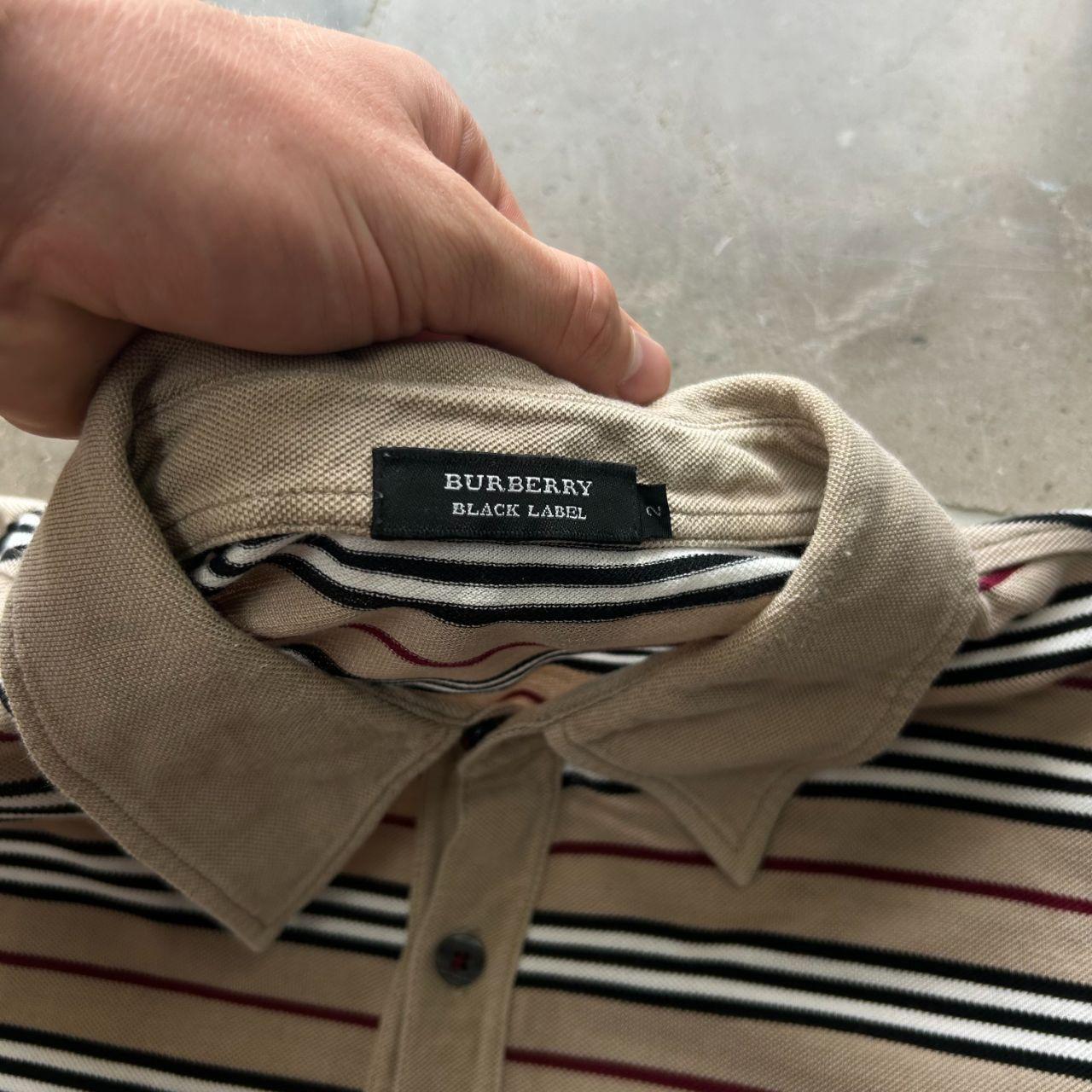 Burberry Black Label Striped Polo Shirt S