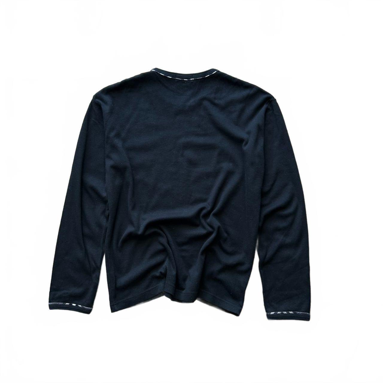 Burberry Black Label Crew Neck Long Sleeve T Shirt M