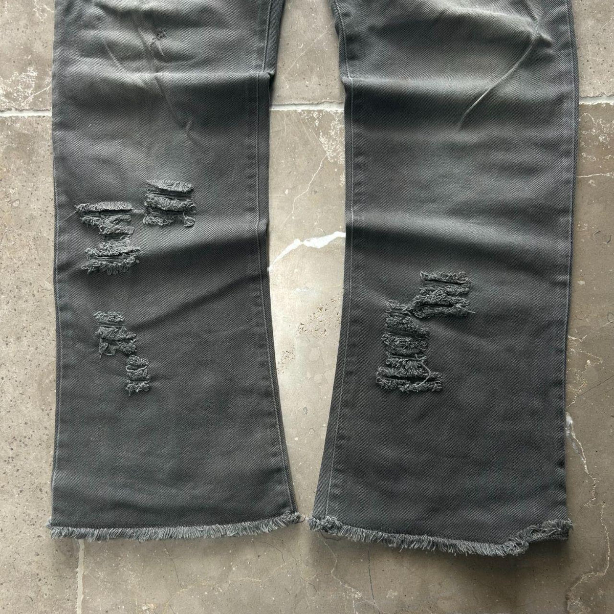 Dolce Gabbana Flared Bootcut Ripped Denim Jeans W30 L31