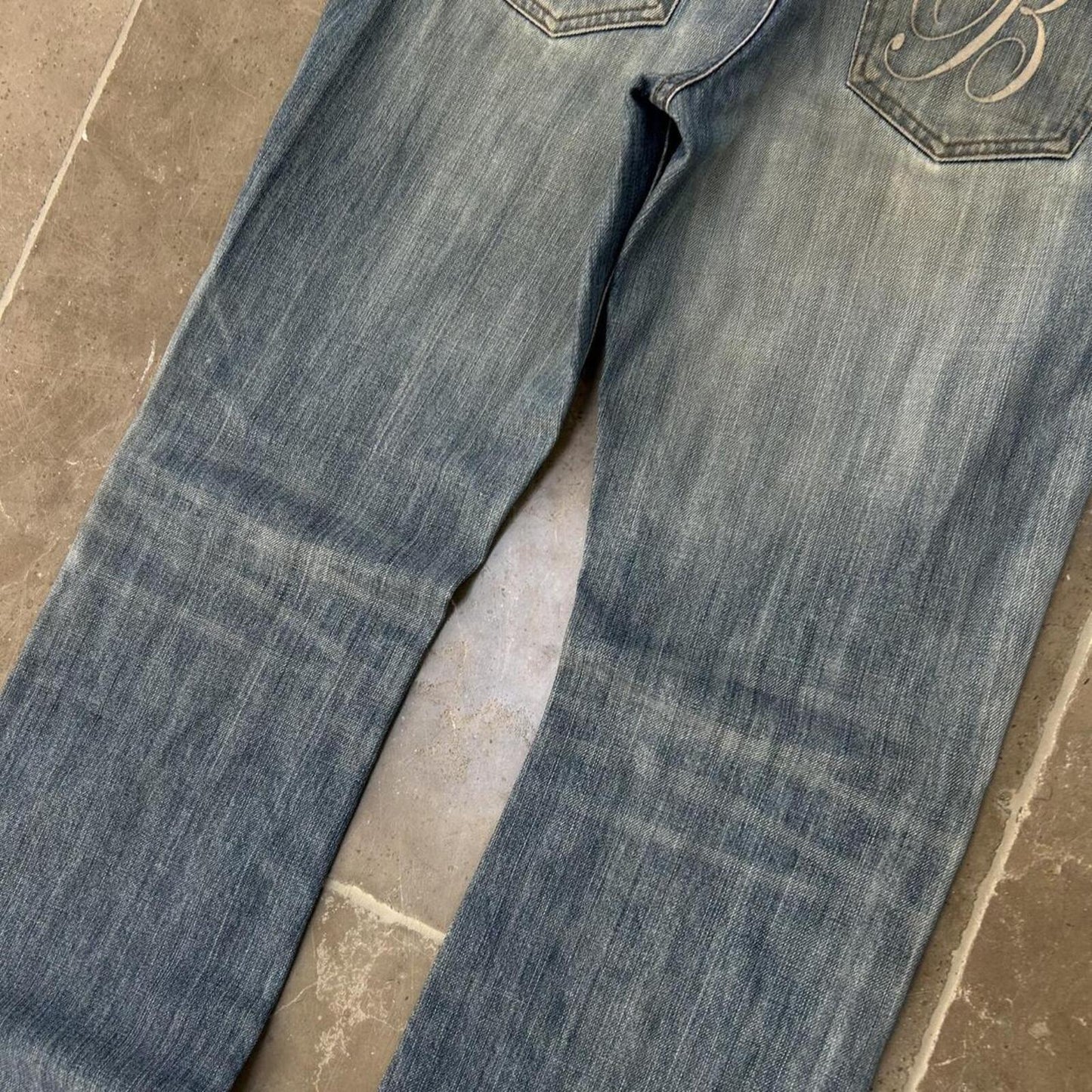 Vintage Burberry Black Label Relaxed Bootcut Jeans W32 L30