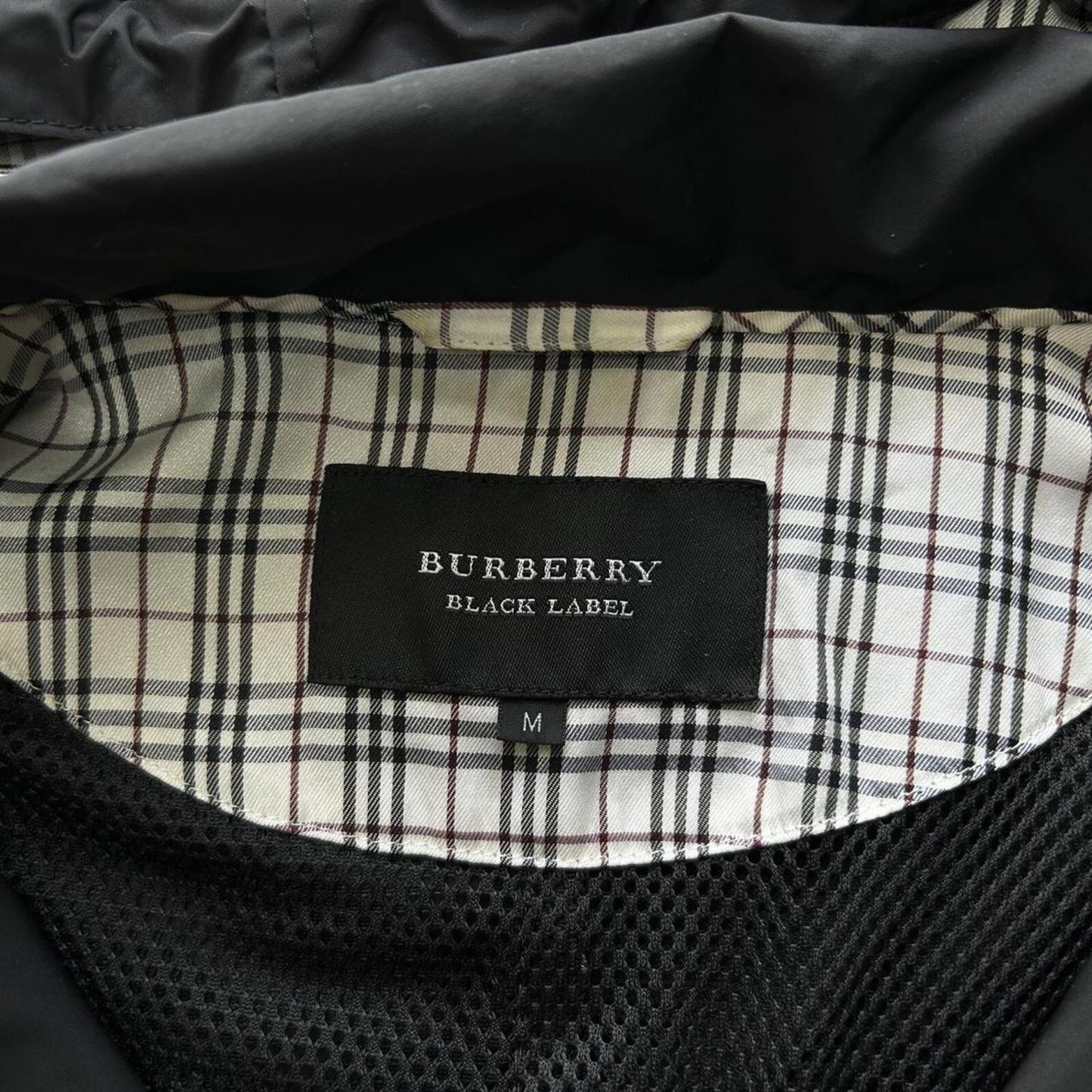 Burberry Black Label Nova Check Windbreaker Jacket S
