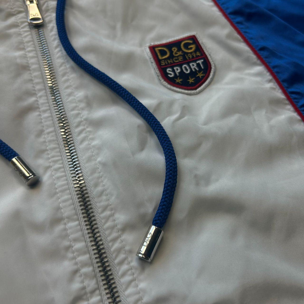 Dolce & Gabbana Hooded Lightweight Windbreaker Jacket S