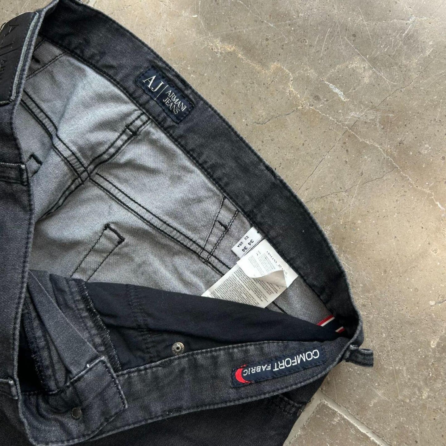 Armani Jeans Denim Relaxed Straight Jeans W34 L30