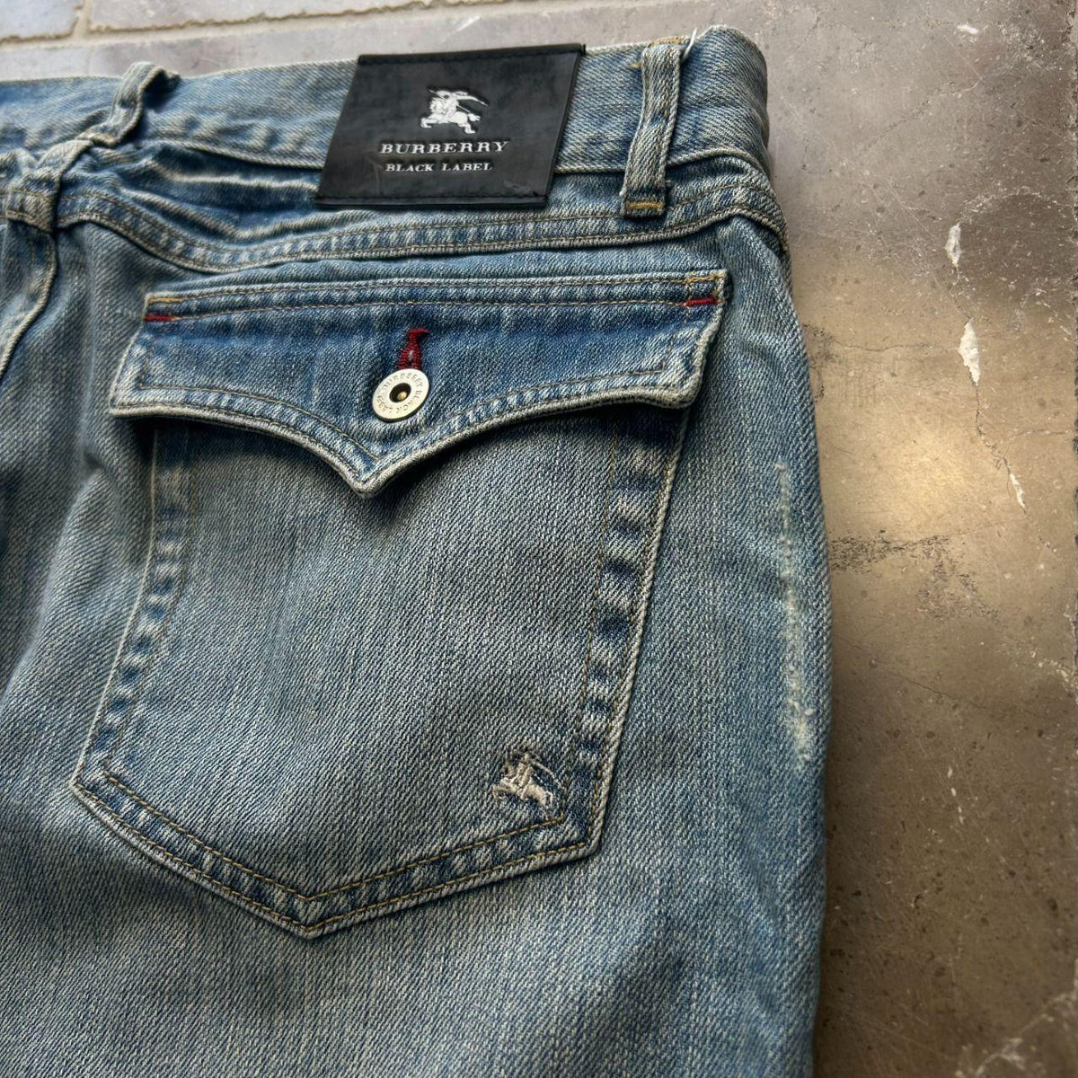 Vintage Burberry Black Label Relaxed Straight Jeans W32 L30