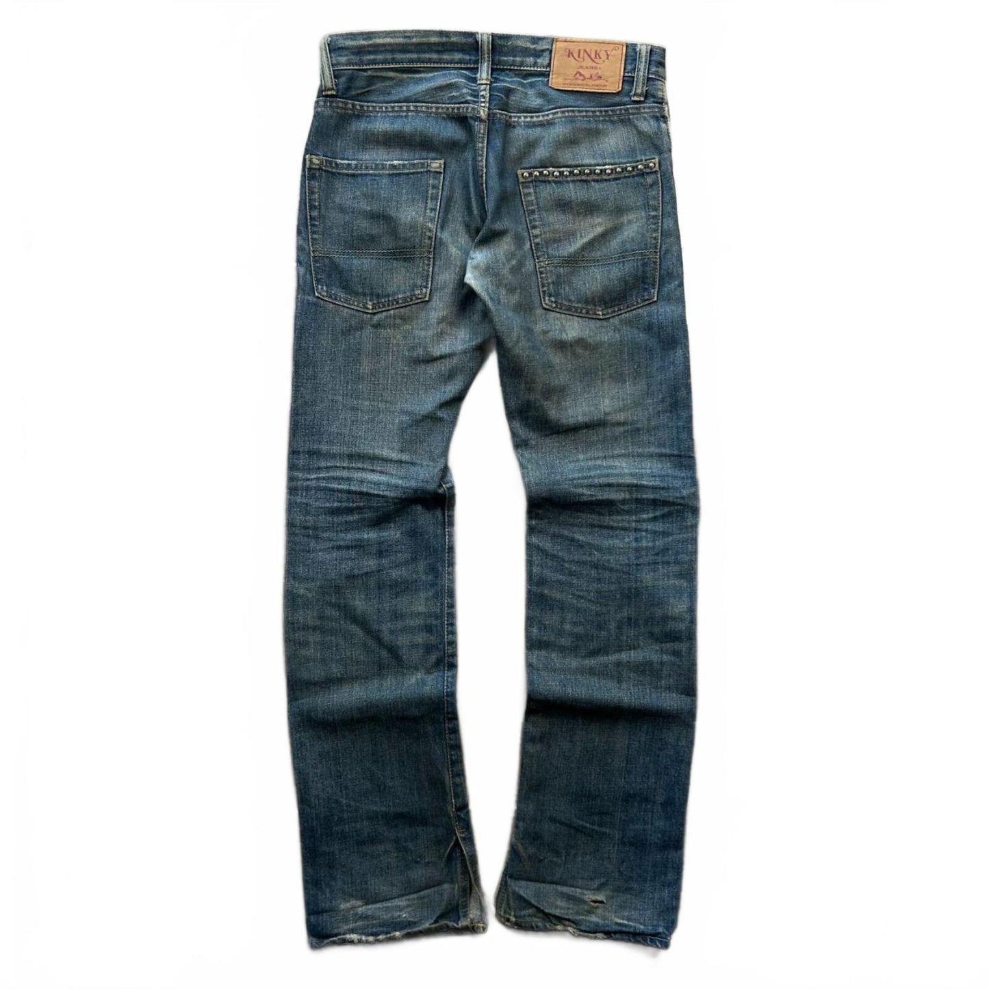 Hysteric Glamour Kinky Slim Straight Studded Denim Jeans W29 L31