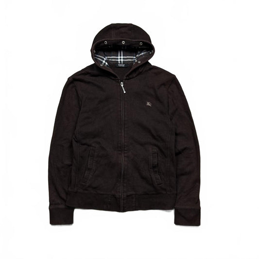 Burberry Black Label Nova Check Zip Up Hoodie S