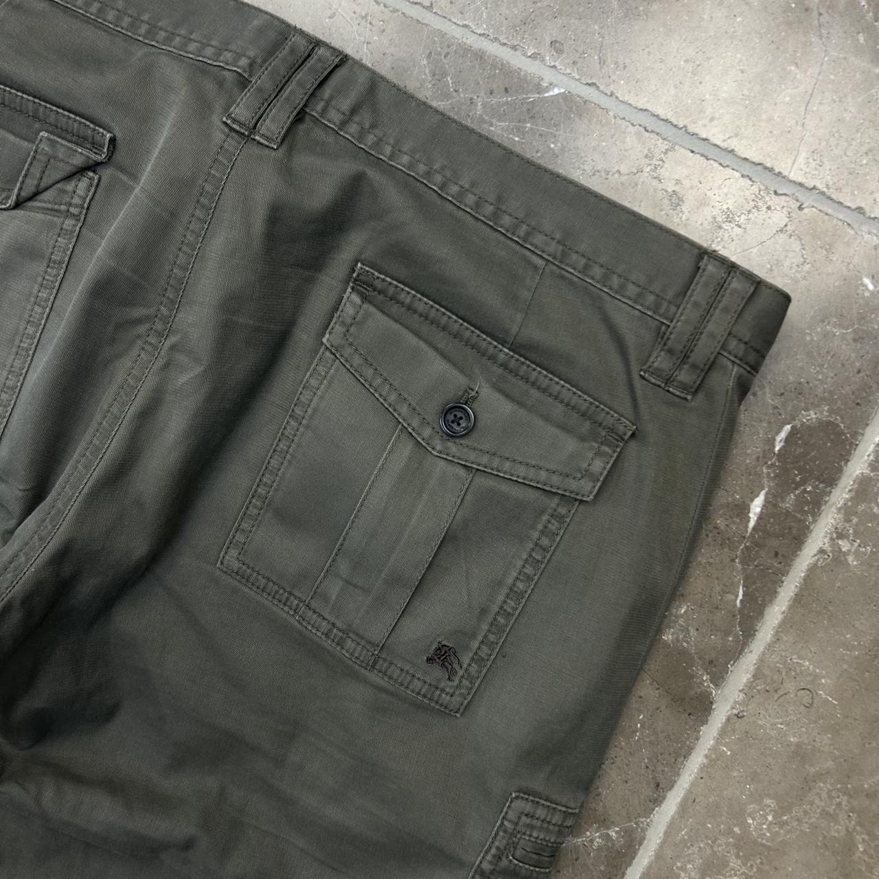 Vintage Burberry Black Label Multi Pocket Cargo Trousers W34 L32
