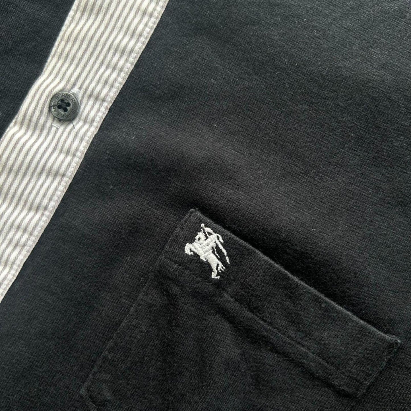 Burberry Black Label Short Sleeve Henley T Shirt S