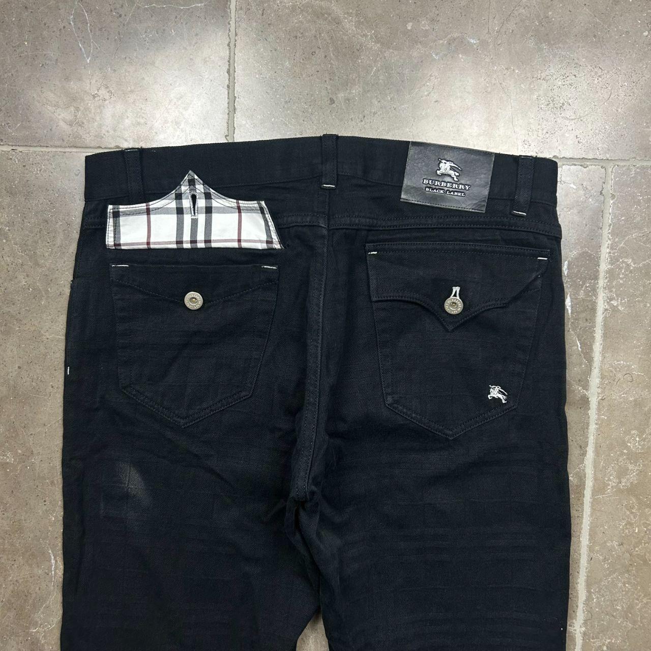 Vintage Burberry Black Label Shadow Nova Check Jeans W32 L29