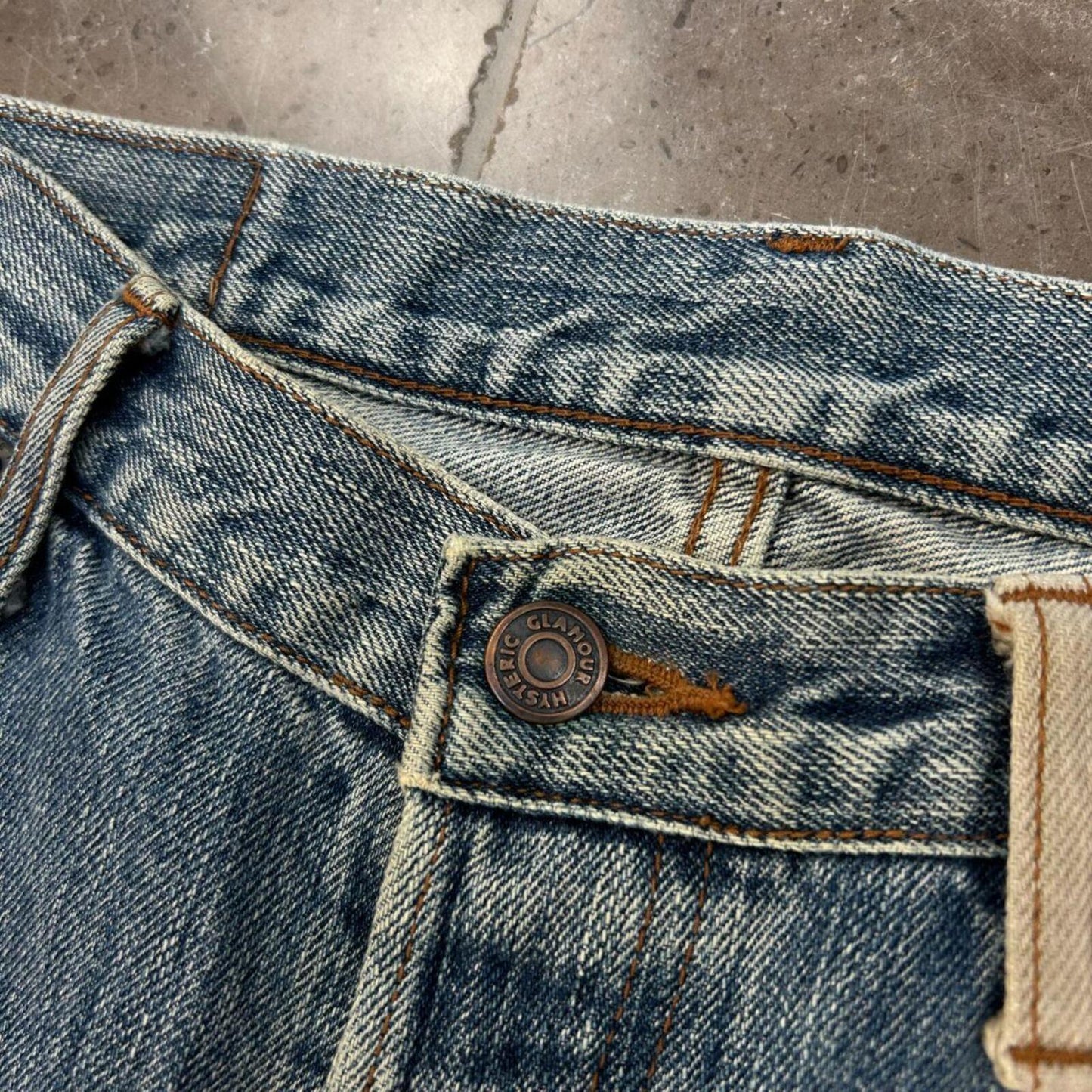 Hysteric Glamour Patchwork Flared Denim Jeans W30 L27
