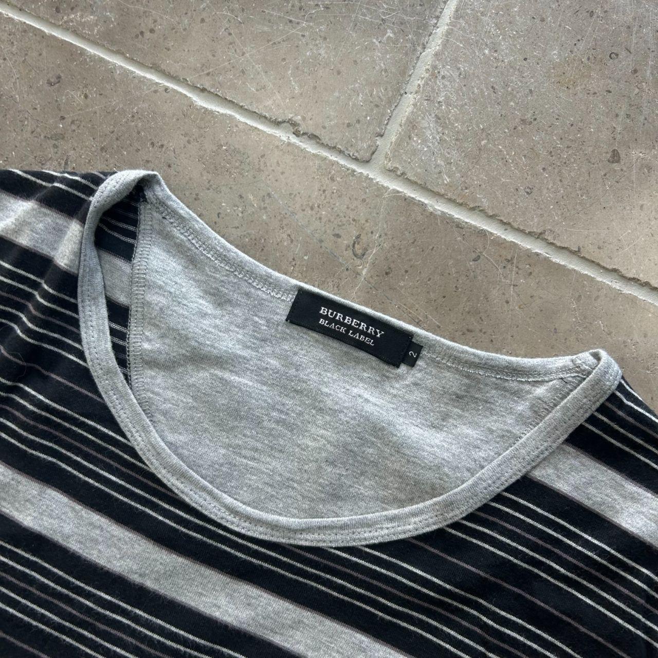 Burberry Black Label Striped Pocket T Shirt S