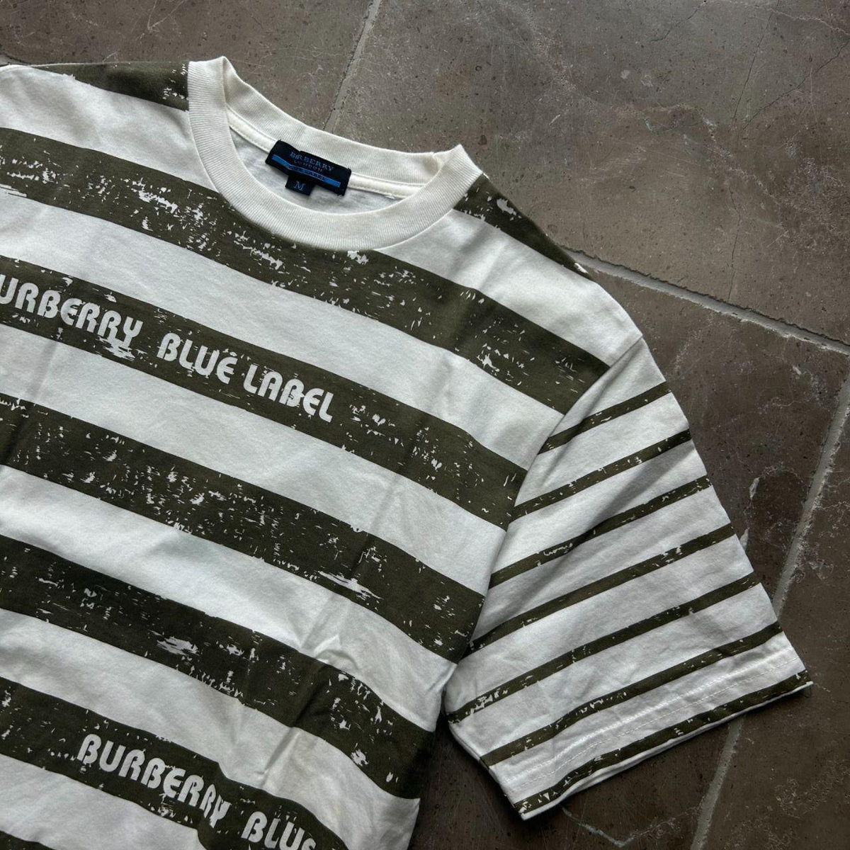 Burberry Blue Label Striped T Shirt M