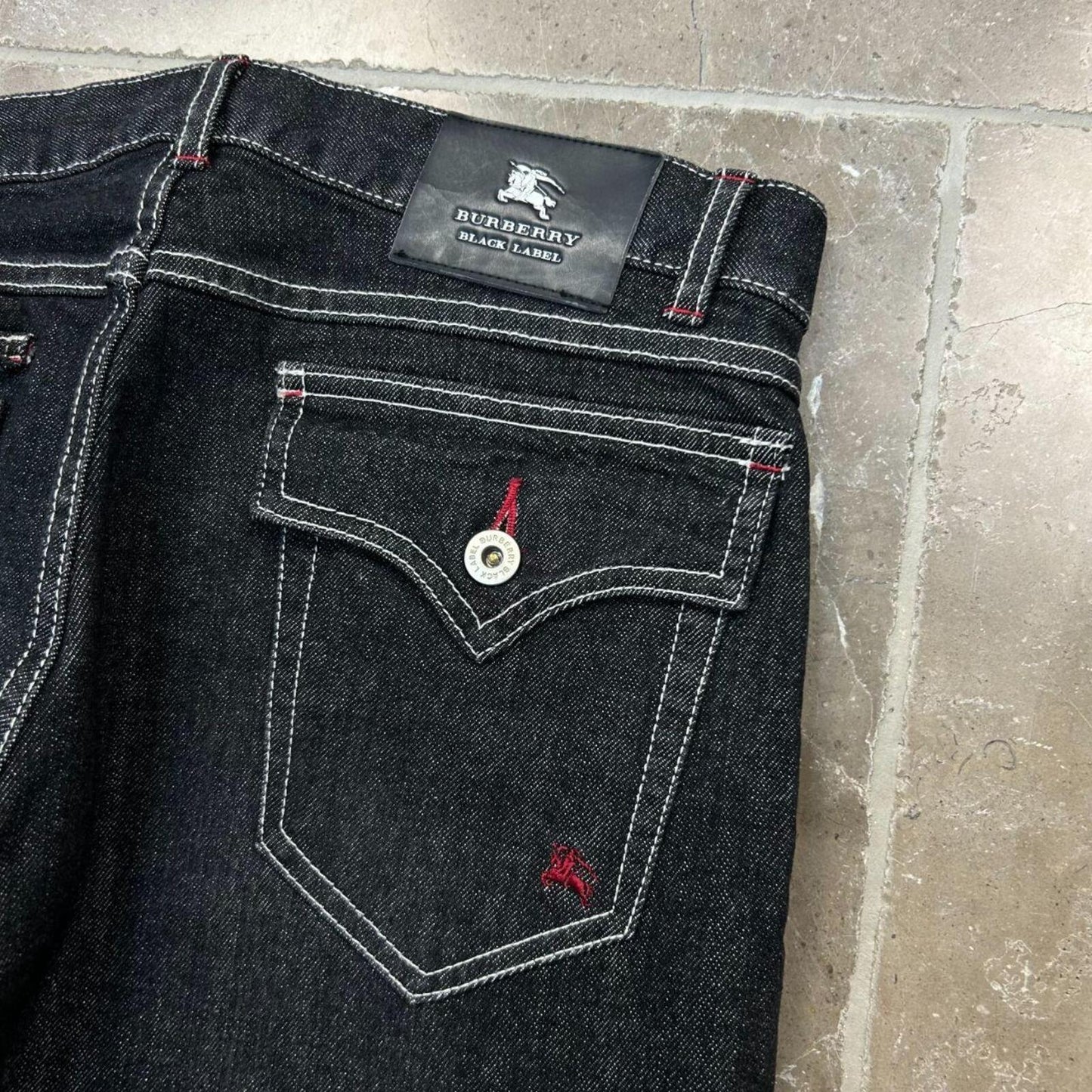 Vintage Burberry Black Label Relaxed Straight Jeans W32 L28