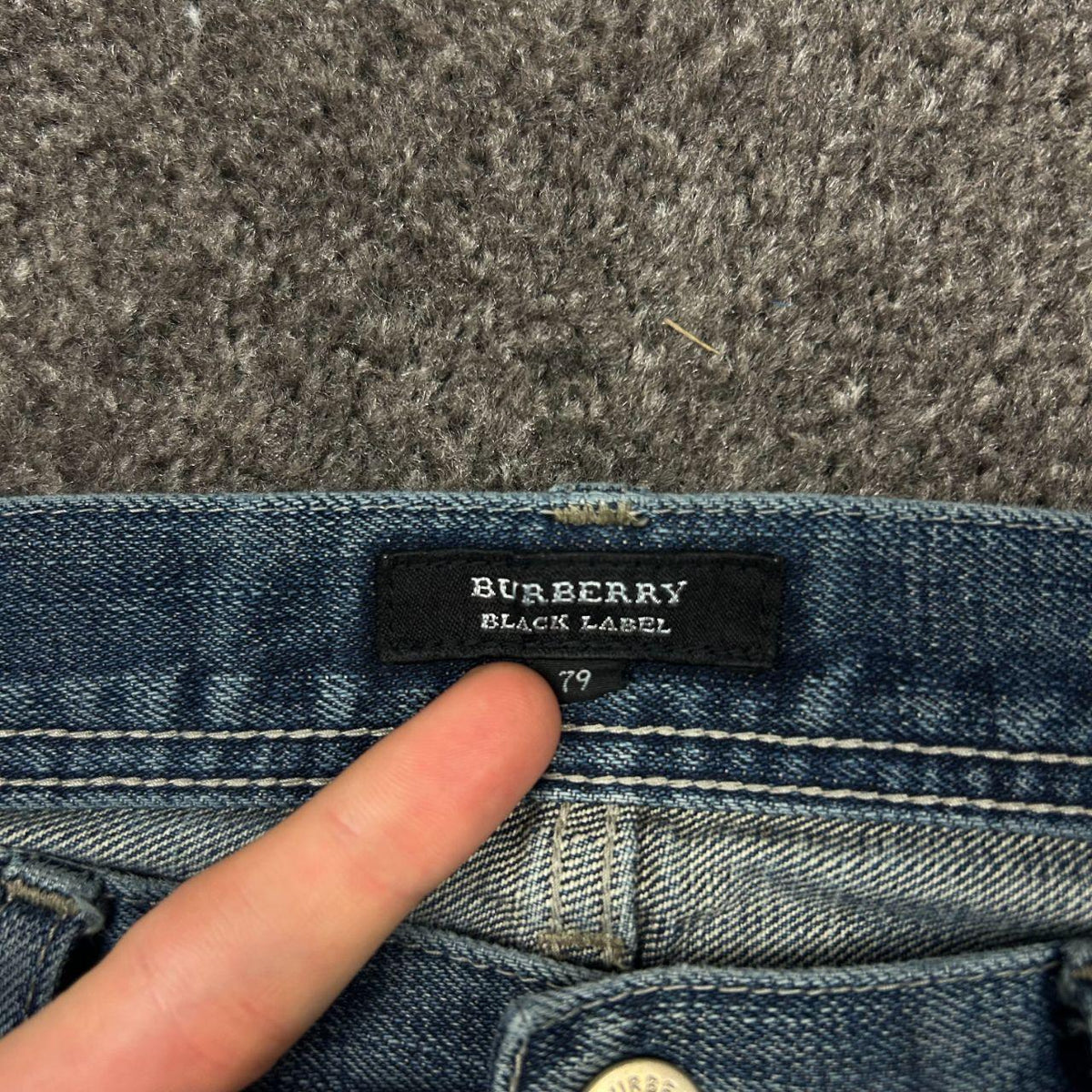 Vintage Burberry Black Label Bootcut Jeans W34 L34