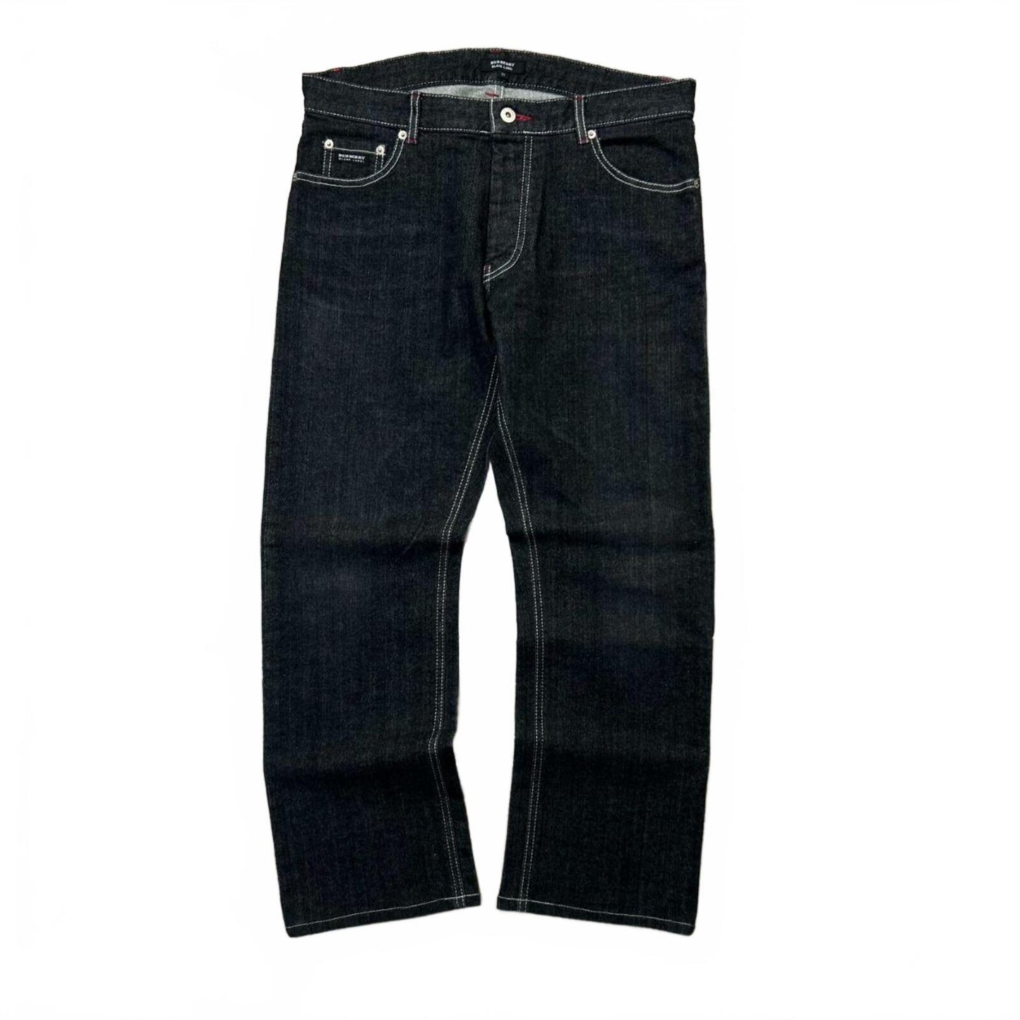 Vintage Burberry Black Label Relaxed Straight Jeans W32 L28