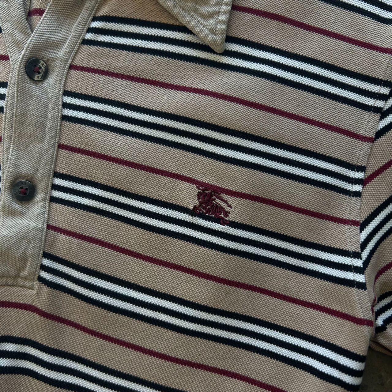 Burberry Black Label Striped Polo Shirt S
