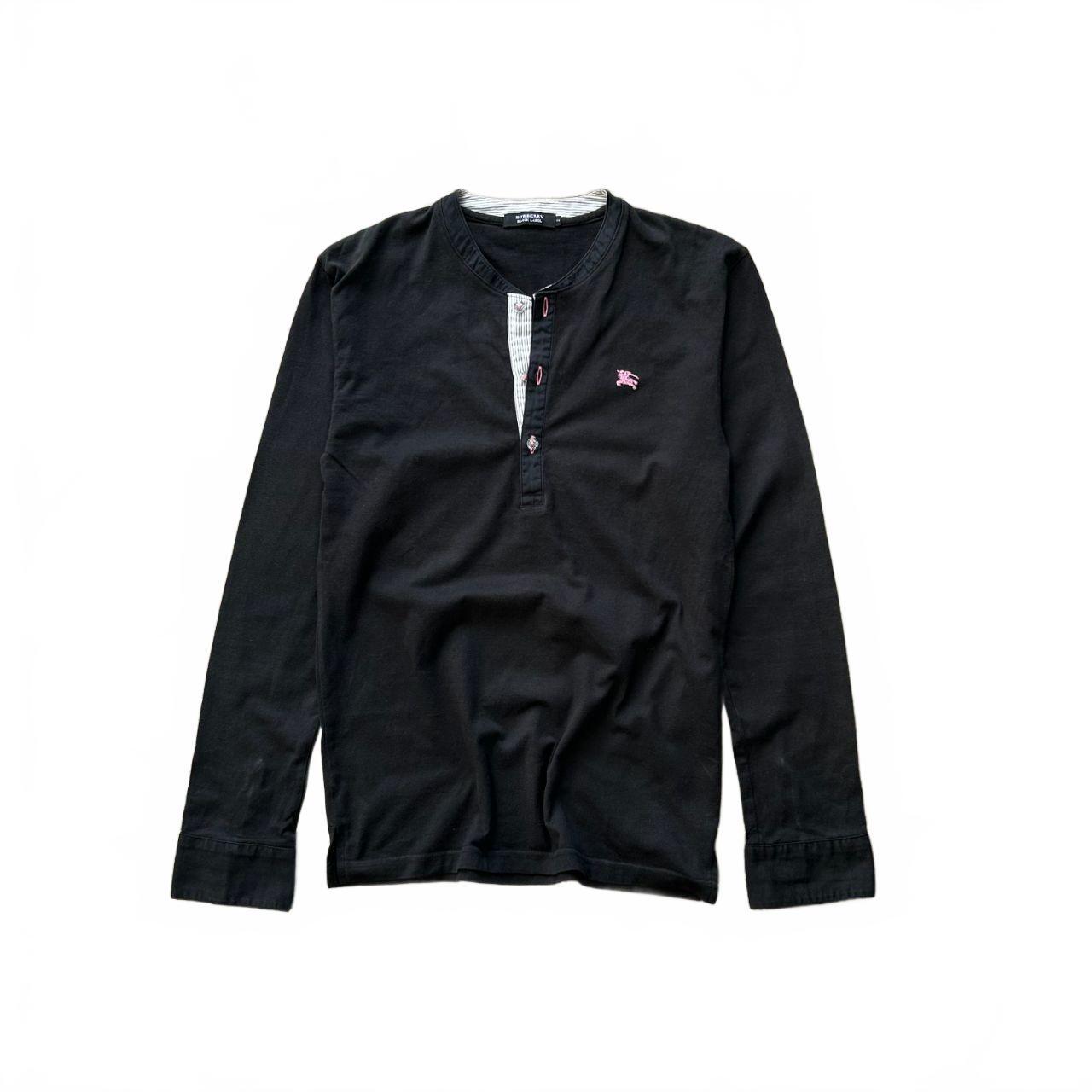Burberry Black Label Cotton Henley T Shirt S