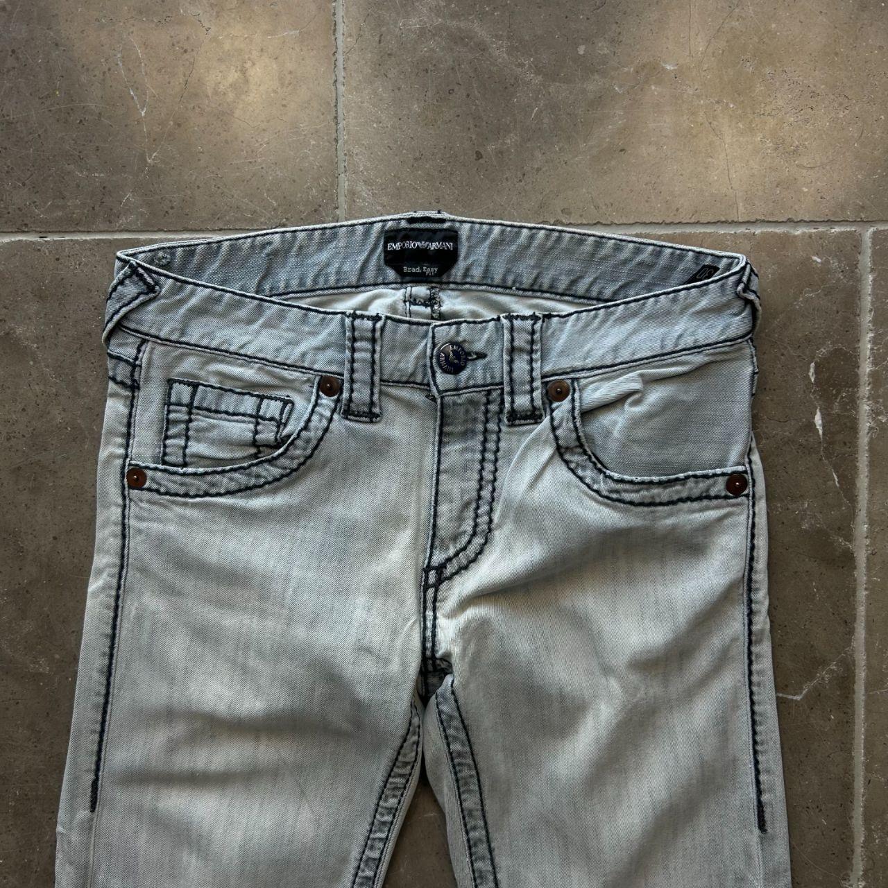 Vintage Emporio Armani Jeans Straight Relaxed Straight Jeans W30 L30