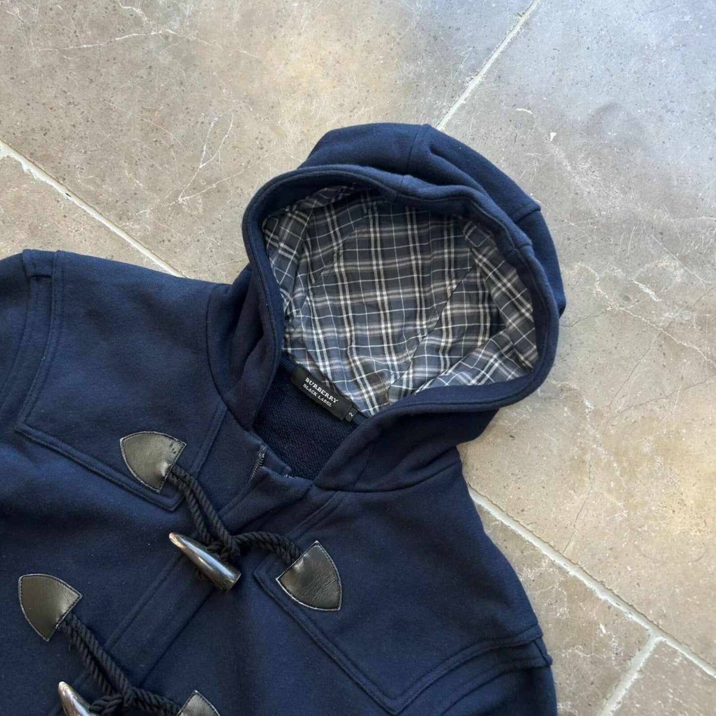 Burberry Black Label Duffle Jacket Hoodie S