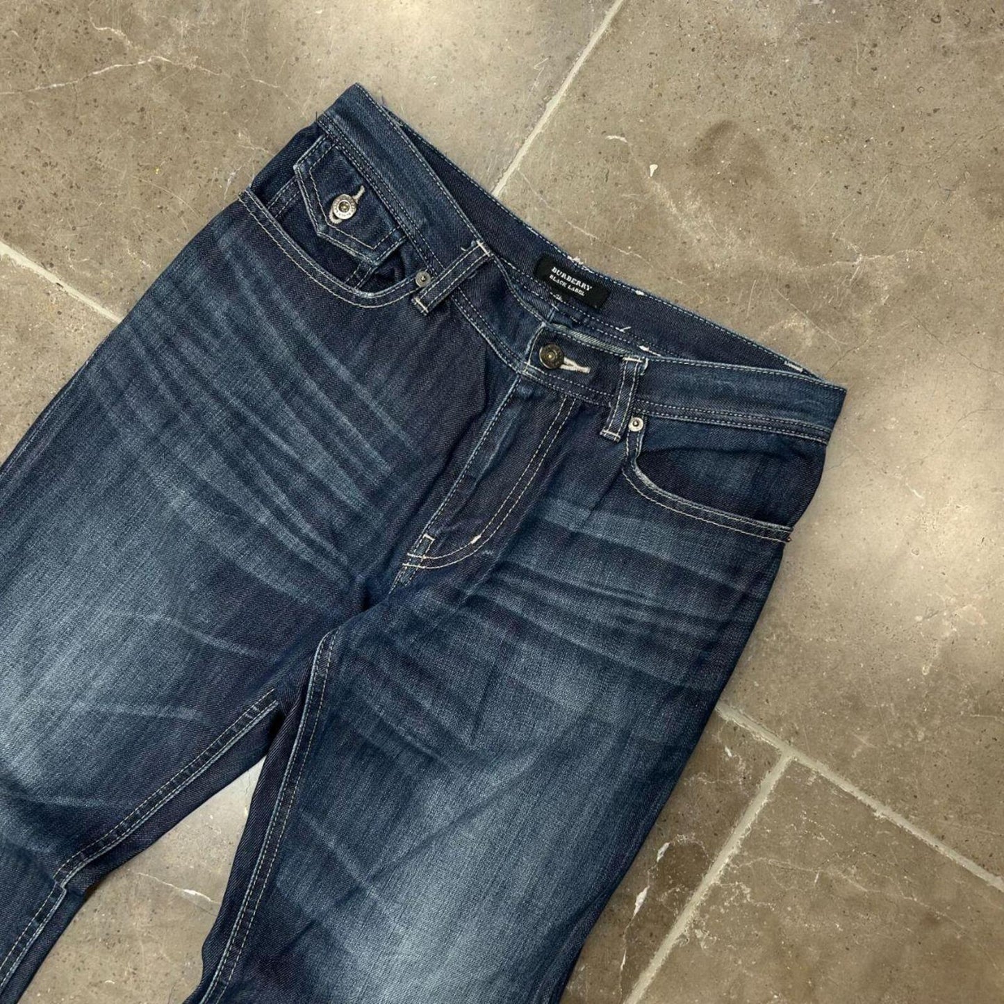 Vintage Burberry Black Label Relaxed Bootcut Jeans W28 L28