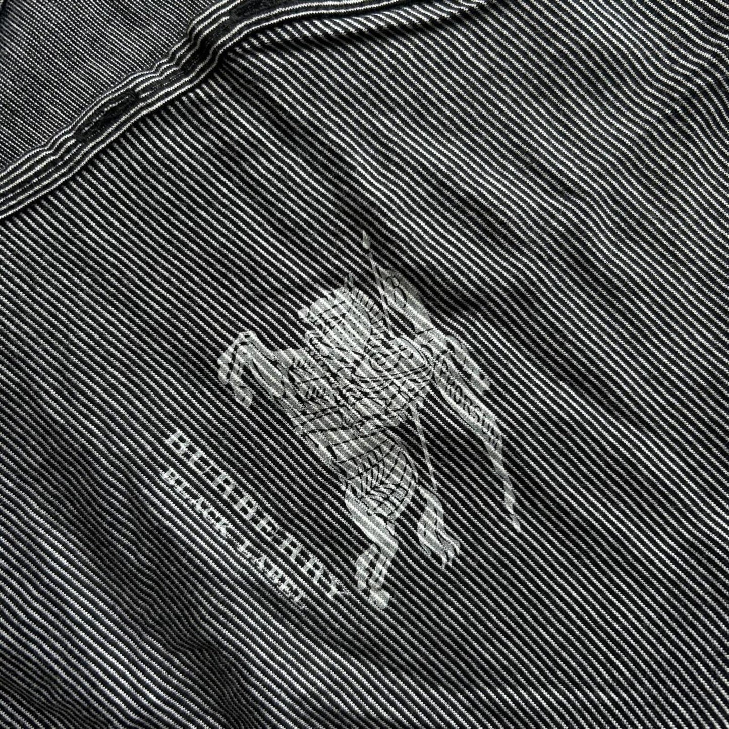 Burberry Black Label Striped Henley T Shirt 3