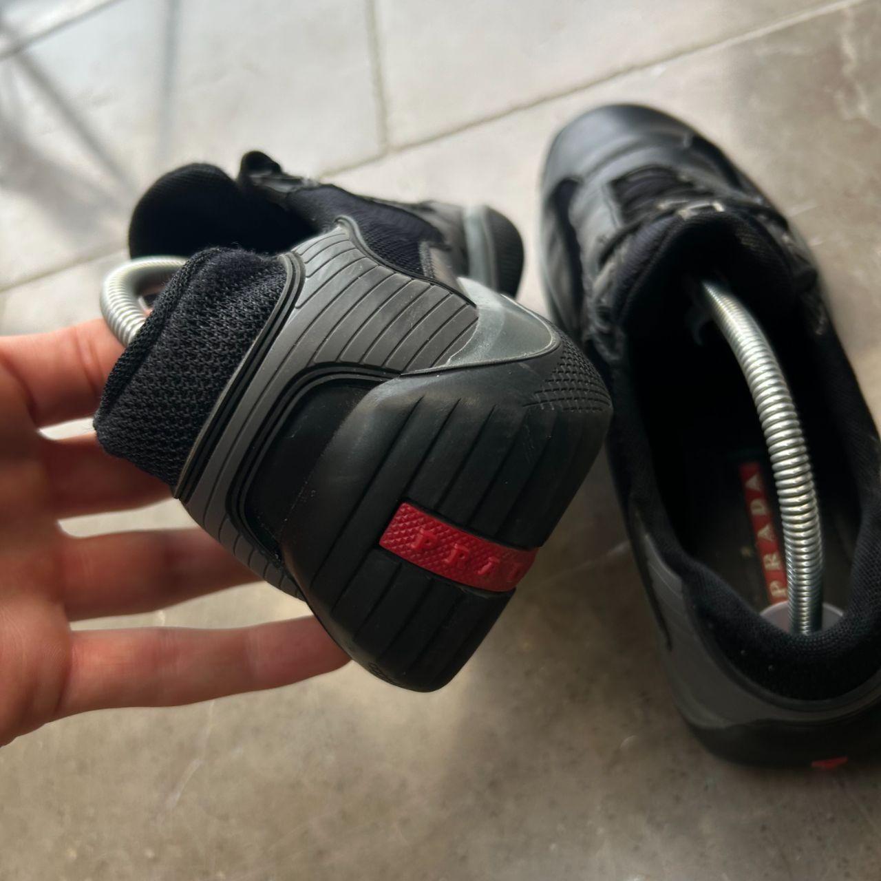 Mens Prada America Cups Black Size UK 9