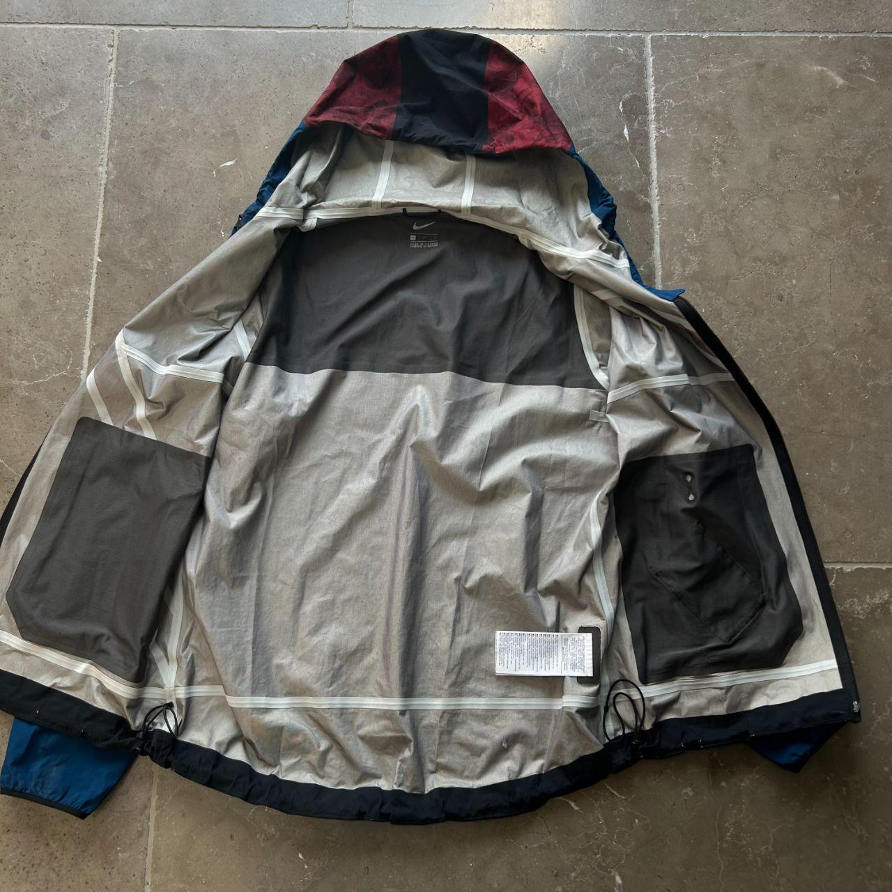 Nike x Undercover Gyakusou Blue Reflective 3M Hooded Windbreaker Jacket