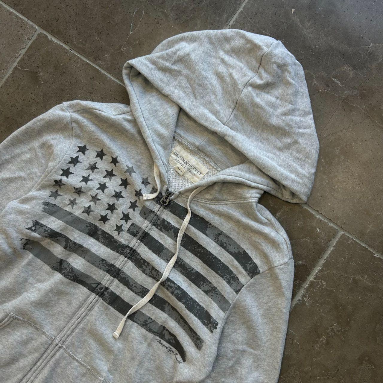 Ralph Lauren Denim and Supply USA Zip Up Hoodie S