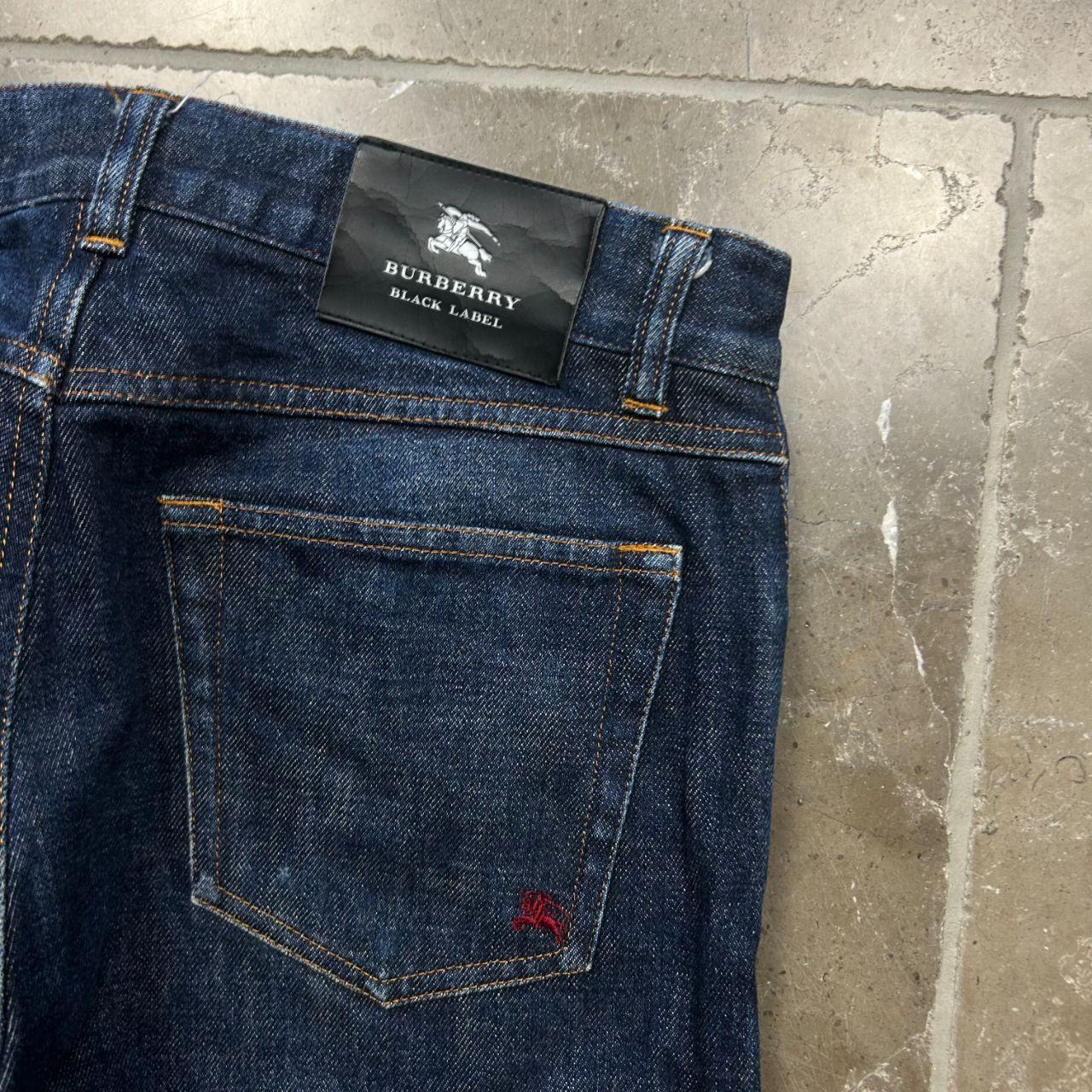 Vintage Burberry Black Label Relaxed Straight Raw Selvage Jeans W30 L32