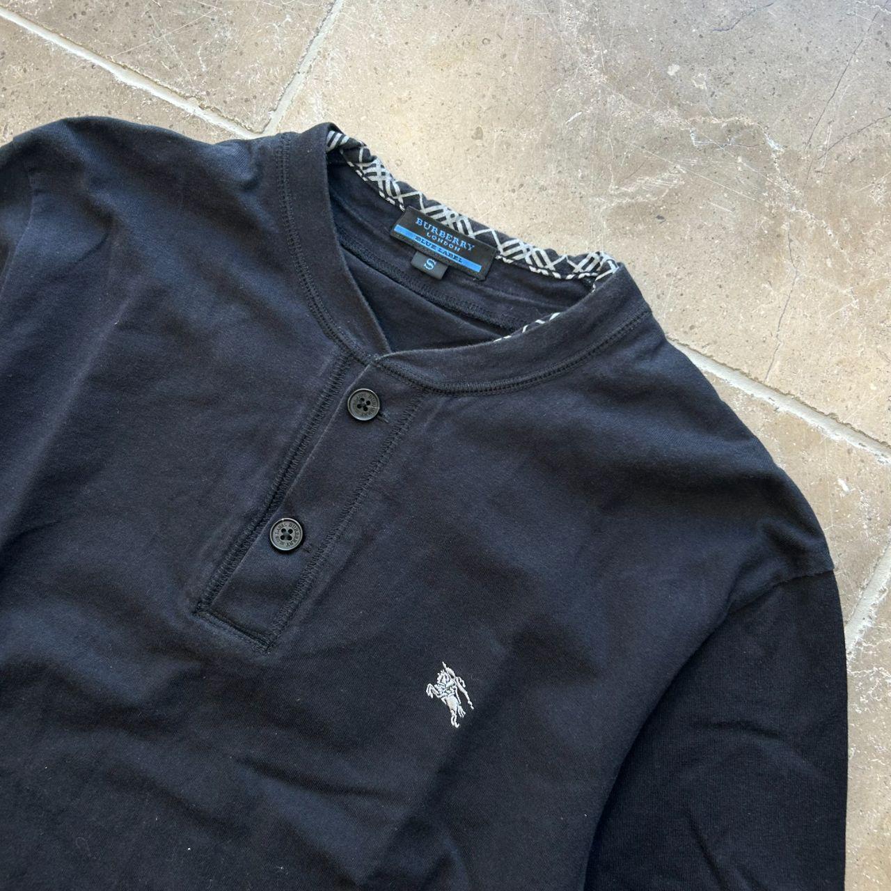 Burberry Blue Label Long Sleeve Henley T Shirt S