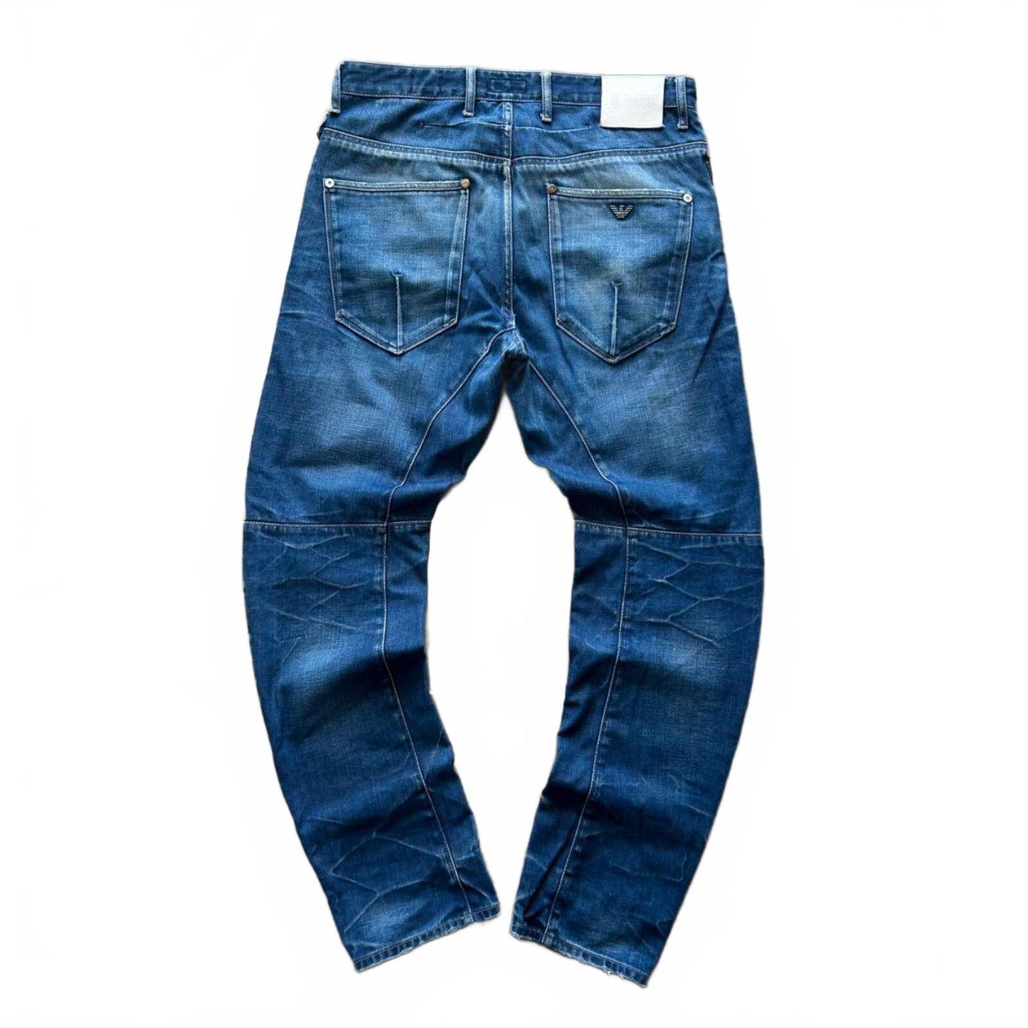 Vintage Armani Jeans 3D Tapered J28 Biker Jeans W34 L32